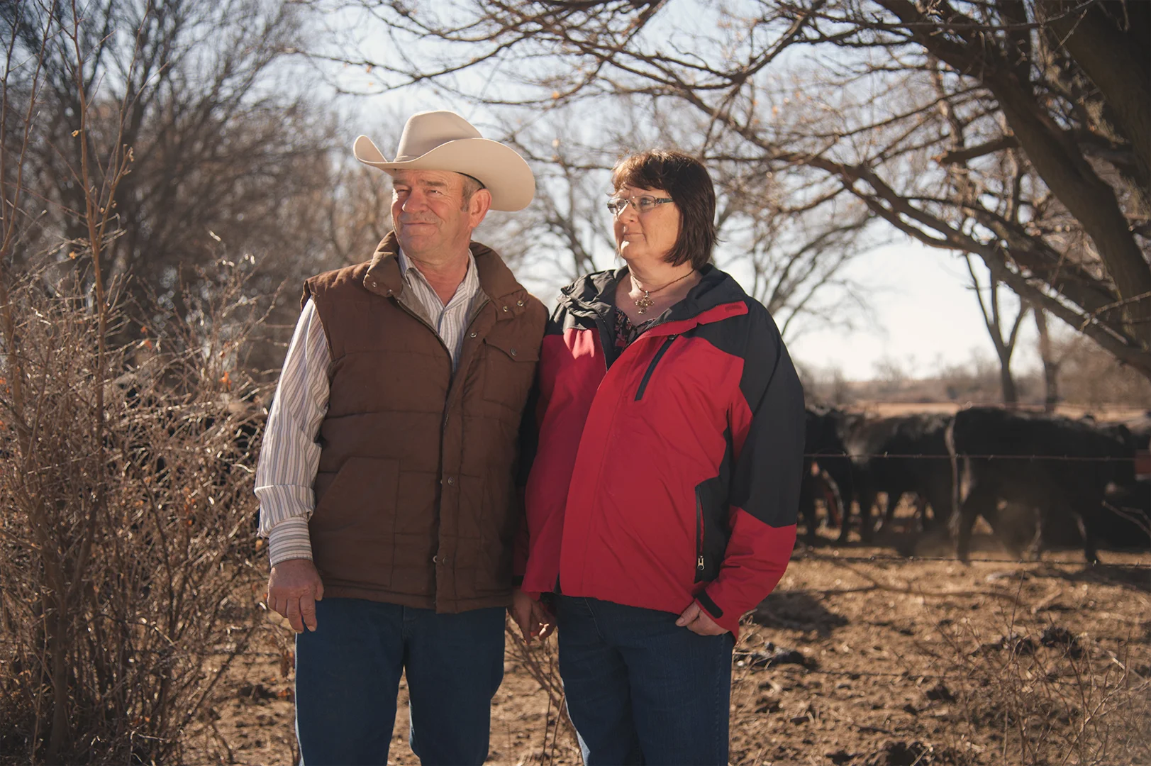  Nebraska landowners who challenged eminent domain authority against TransCanada's Keystone XL Pipeline.&nbsp;  Stuart, Nebraska. 2015 