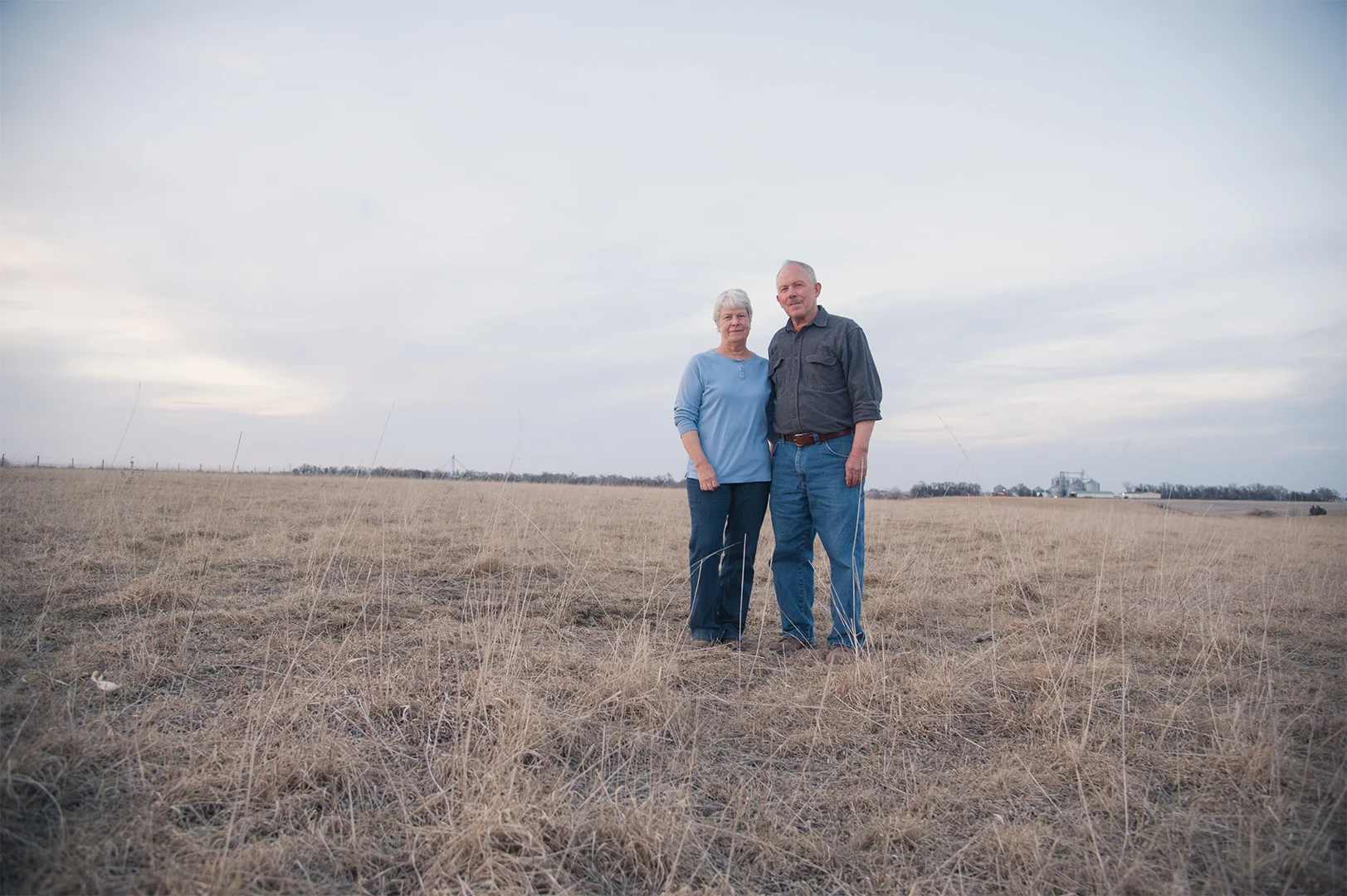  Nebraska landowners who challenged eminent domain authority against TransCanada's Keystone XL Pipeline.&nbsp;  York, Nebraska. 2015 