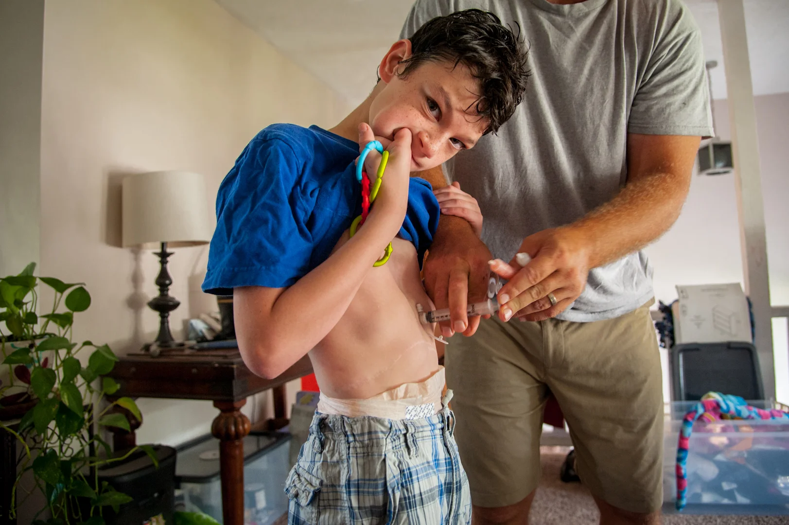  When Logan Ohlman was born in July 2001, he contracted a septic infection caused by enterovirus. As a result, he suffered permanent neurological damage causing significant intellectual and developmental impairments. In March 2012, Logan was diagnose