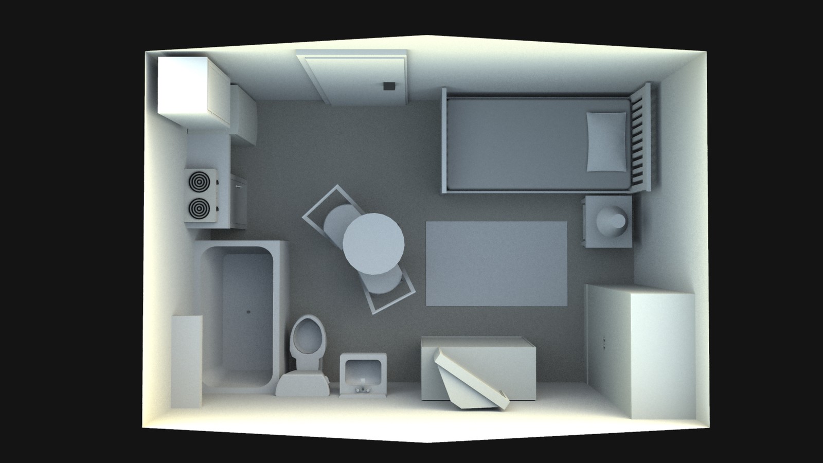 Room Overhead Rendering