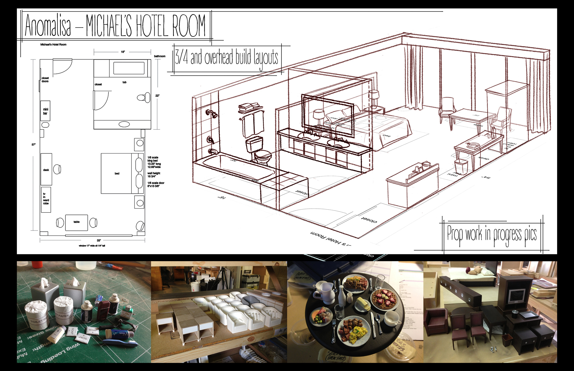 Michael's Hotel Room Floor Plan