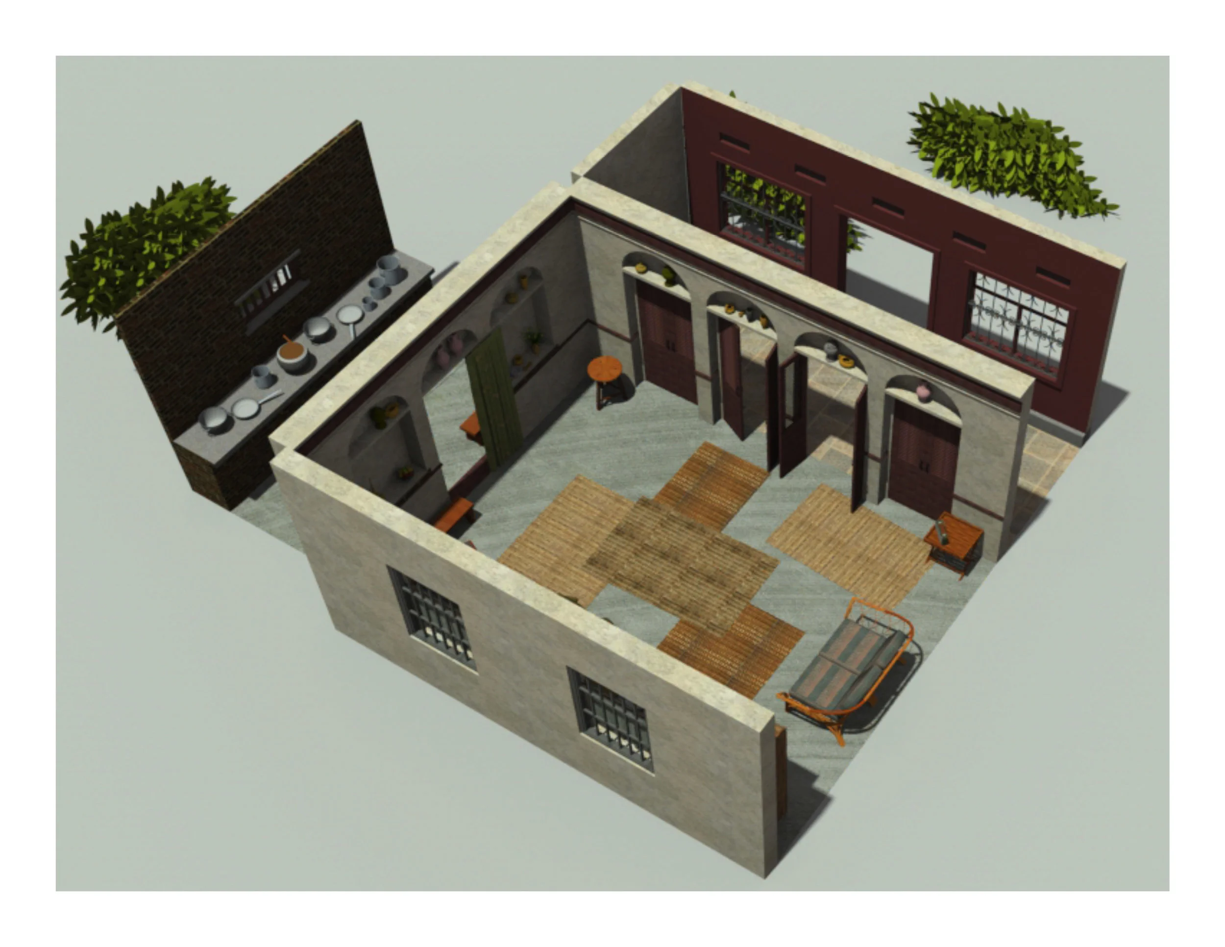 INDIA HOUSE RENDERING