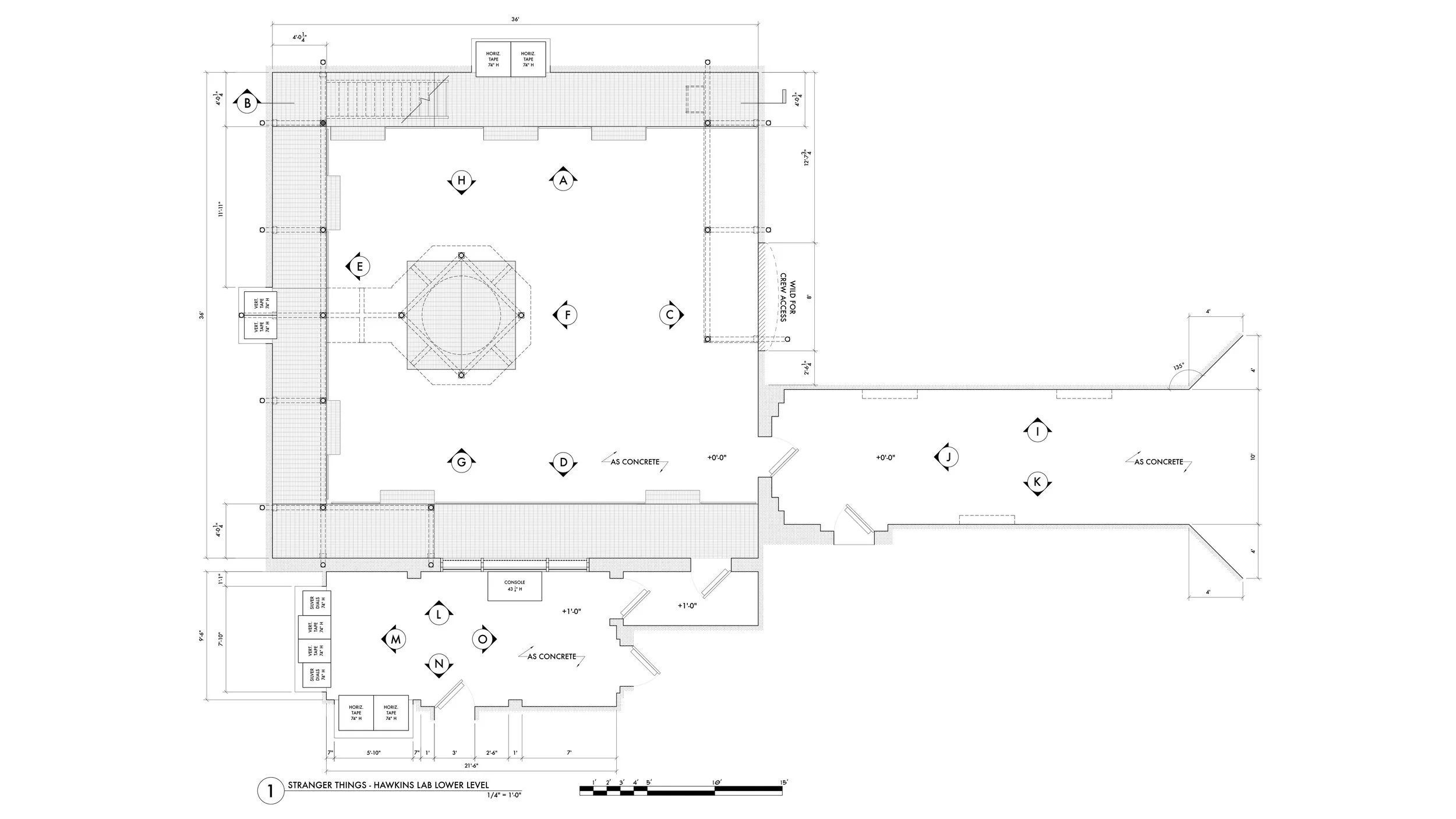 HAWKINS LAB FLOOR PLAN