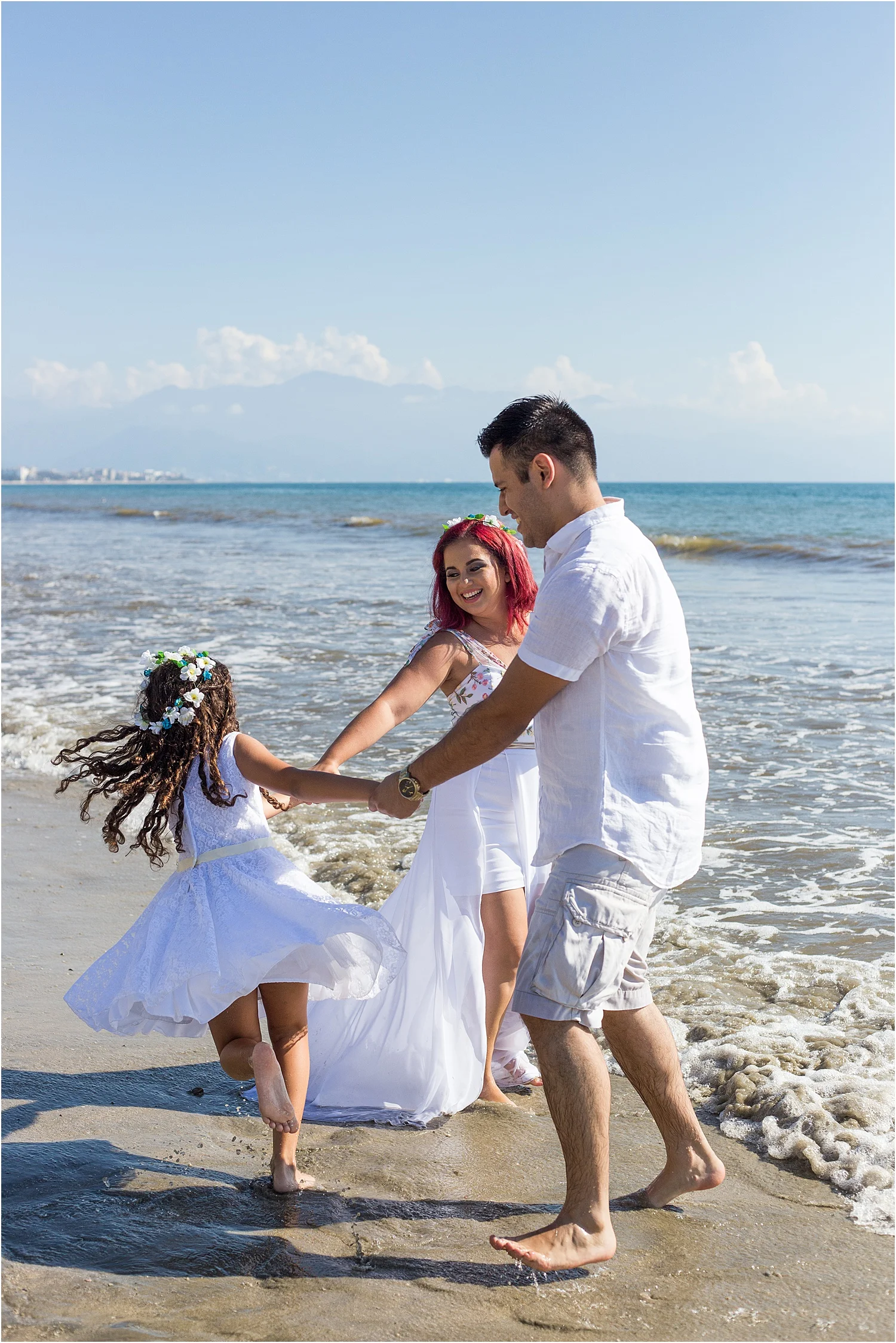 Beach family portraits | Puerto Vallarta Beach Portrait Photography