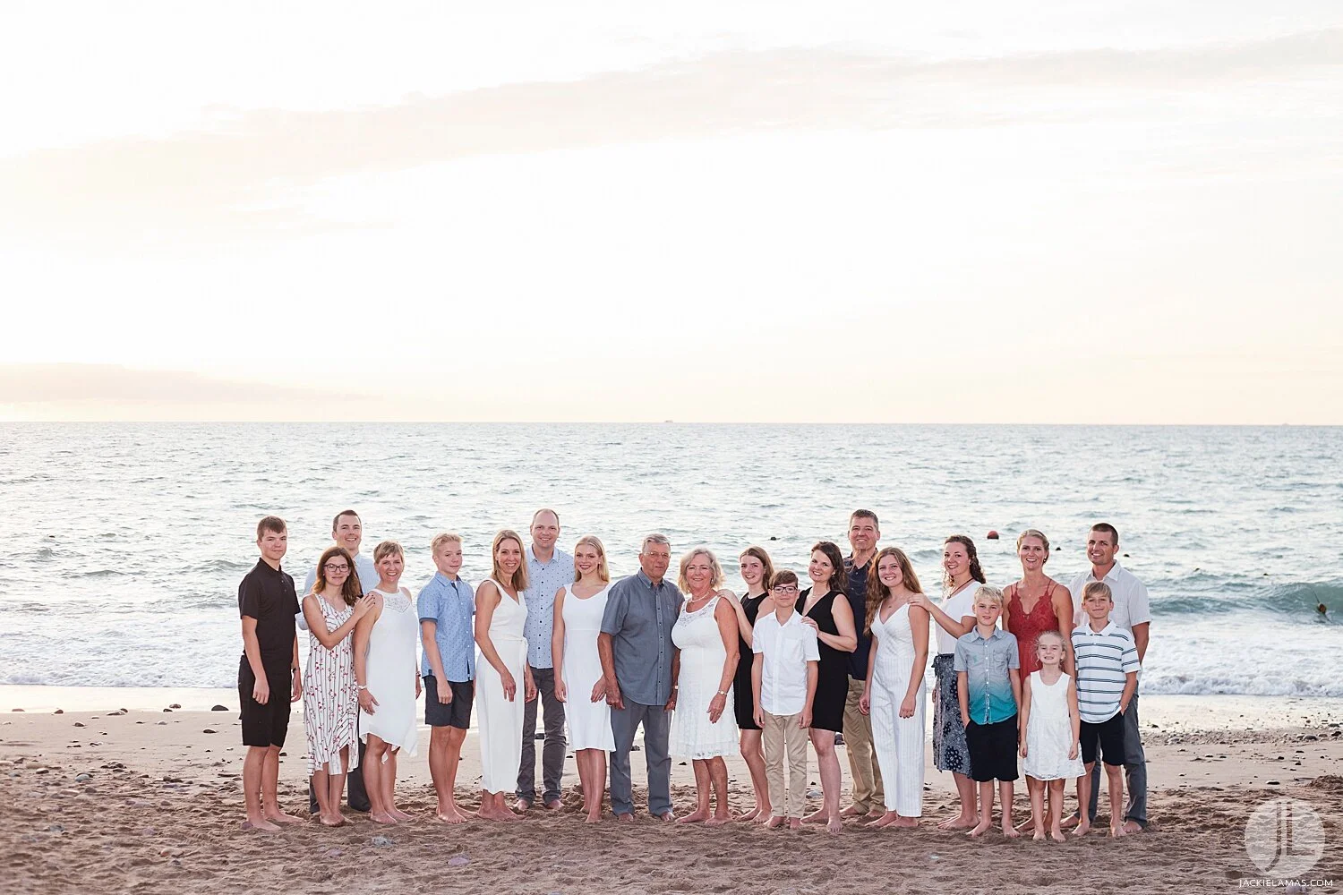 Secrets Resort Multi-Family Beach Portrait Session