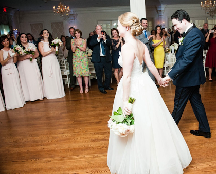 "Jessica and her team did a stunning job on my wedding day! They were able to perfectly replicable the hairstyles in the photos that my bridesmaids showed them, and my hair turned out even more beautifully than it did at the trial (which I didn't think was possible!). My hair, my mom's hair, and my bridesmaids' hair looked flawless. My hair stayed the entire day without any touch ups (I have fine, pin straight hair, so I was afraid my updo wouldn't last all day), and I received so many compliments from my wedding guests! Jessica and her team were efficient, professional, thorough, kind, and attentive. Jessica is also incredibly thoughtful and made sure that I was pleased with not only my hair but also with my bridesmaids' hair. She is a true talent with the biggest heart. She made me feel so calm, happy, and special on my wedding day. I can say with confidence that choosing Bridal Rush was one of the best decisions I made for my wedding."-Kelly