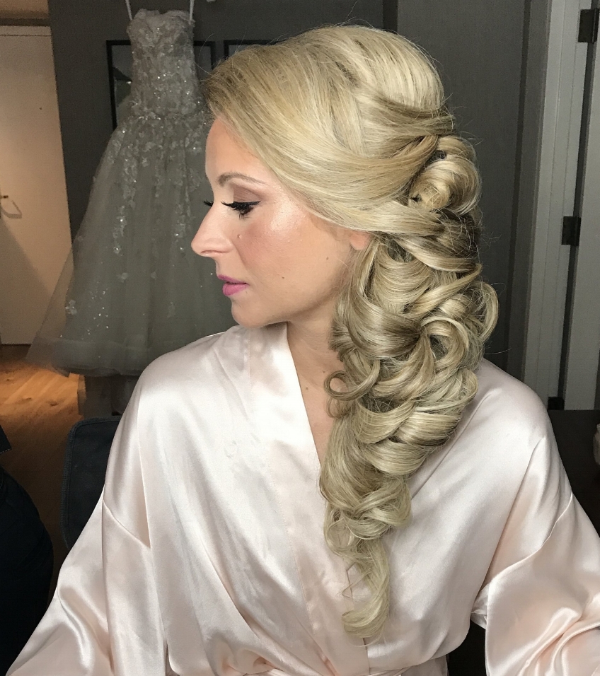 "I highly recommend this parlor for every bride and her maids. She treated me very professionally and provided first class treatment. Her work was just magnificent. Special thanks to Jessica. She is a brilliant hairstylist" - Malgorzata