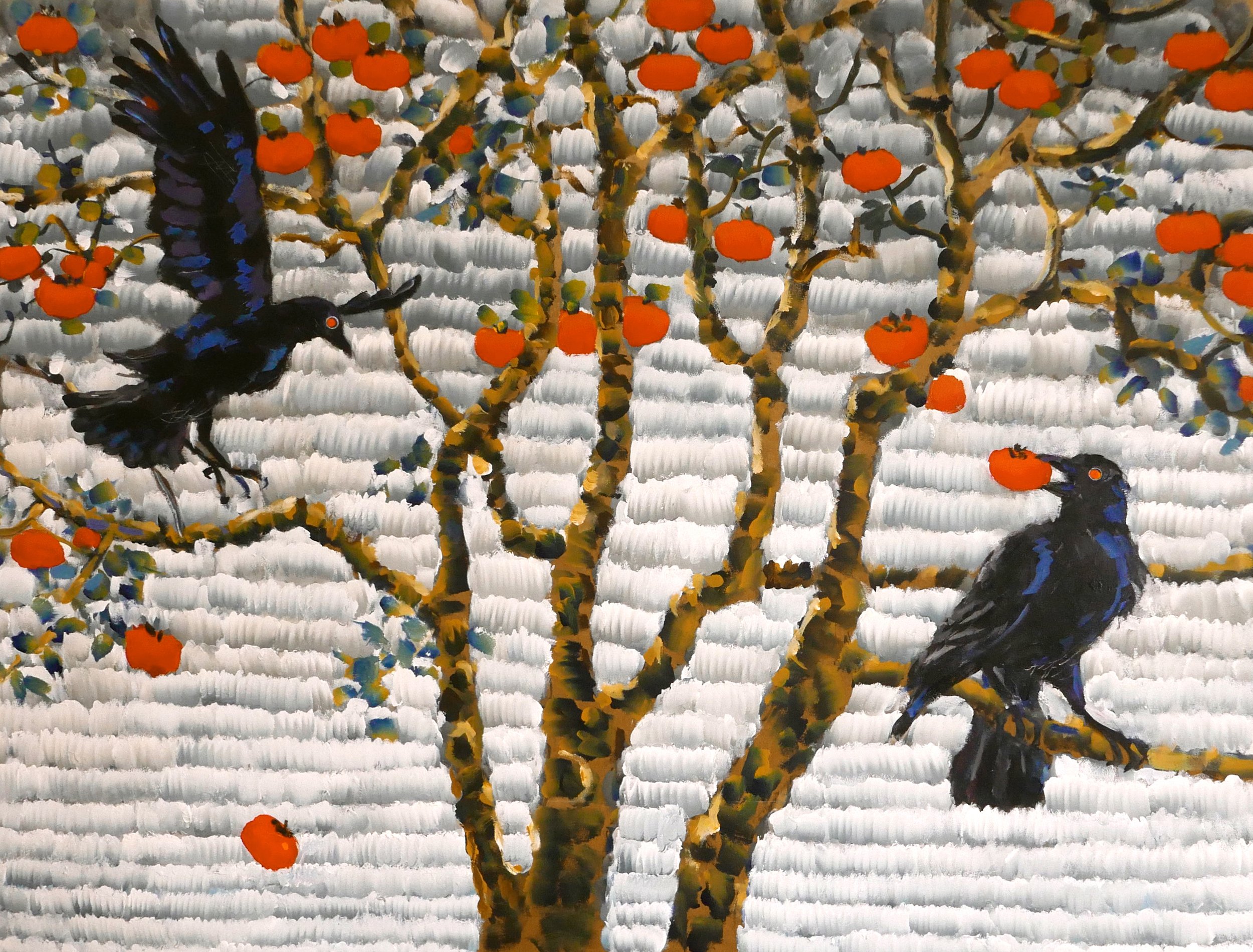 Crows and Persimmons