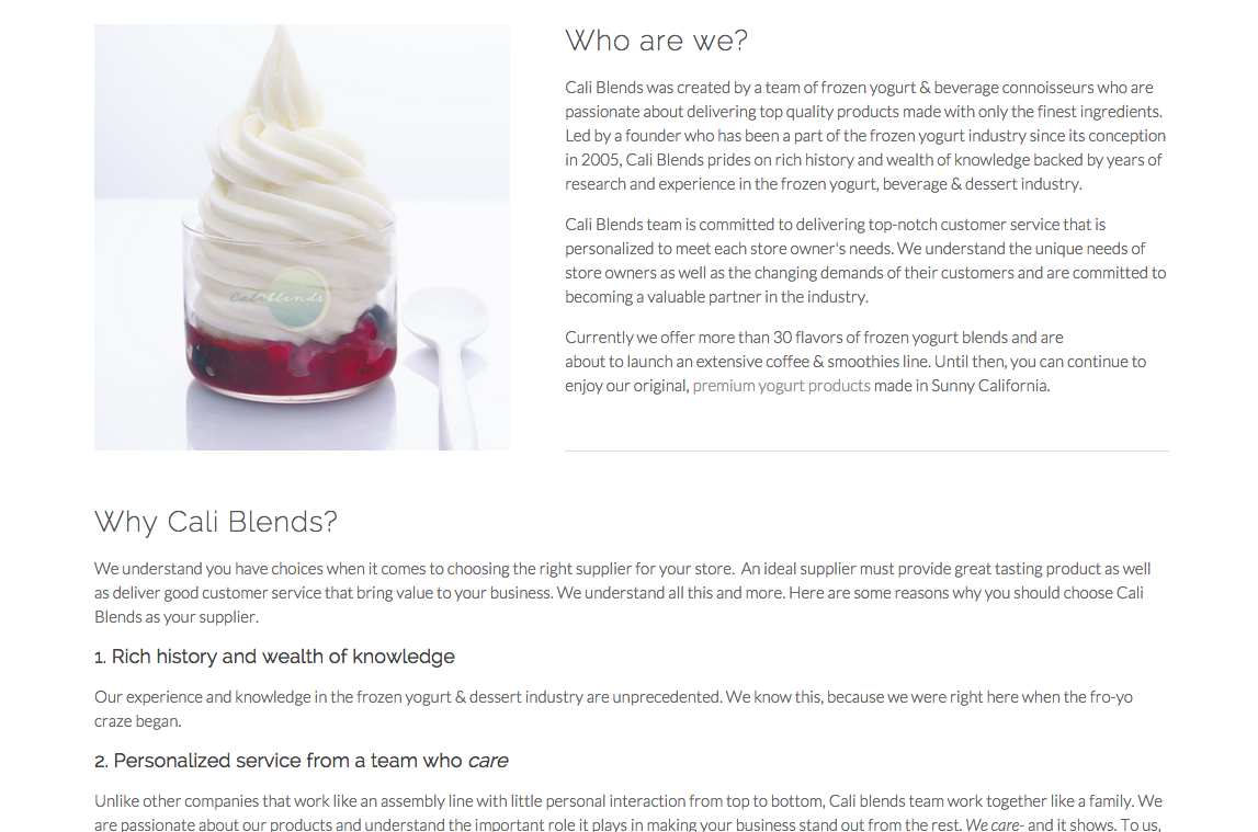 Web Copy & Design