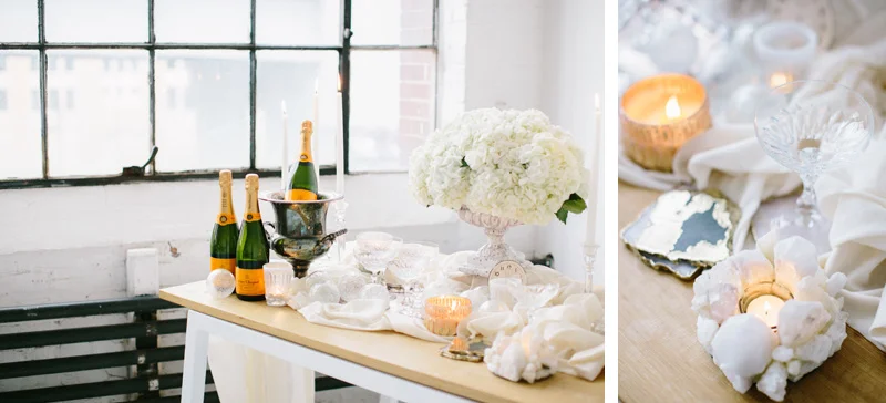 Bright White Loft Tablescape