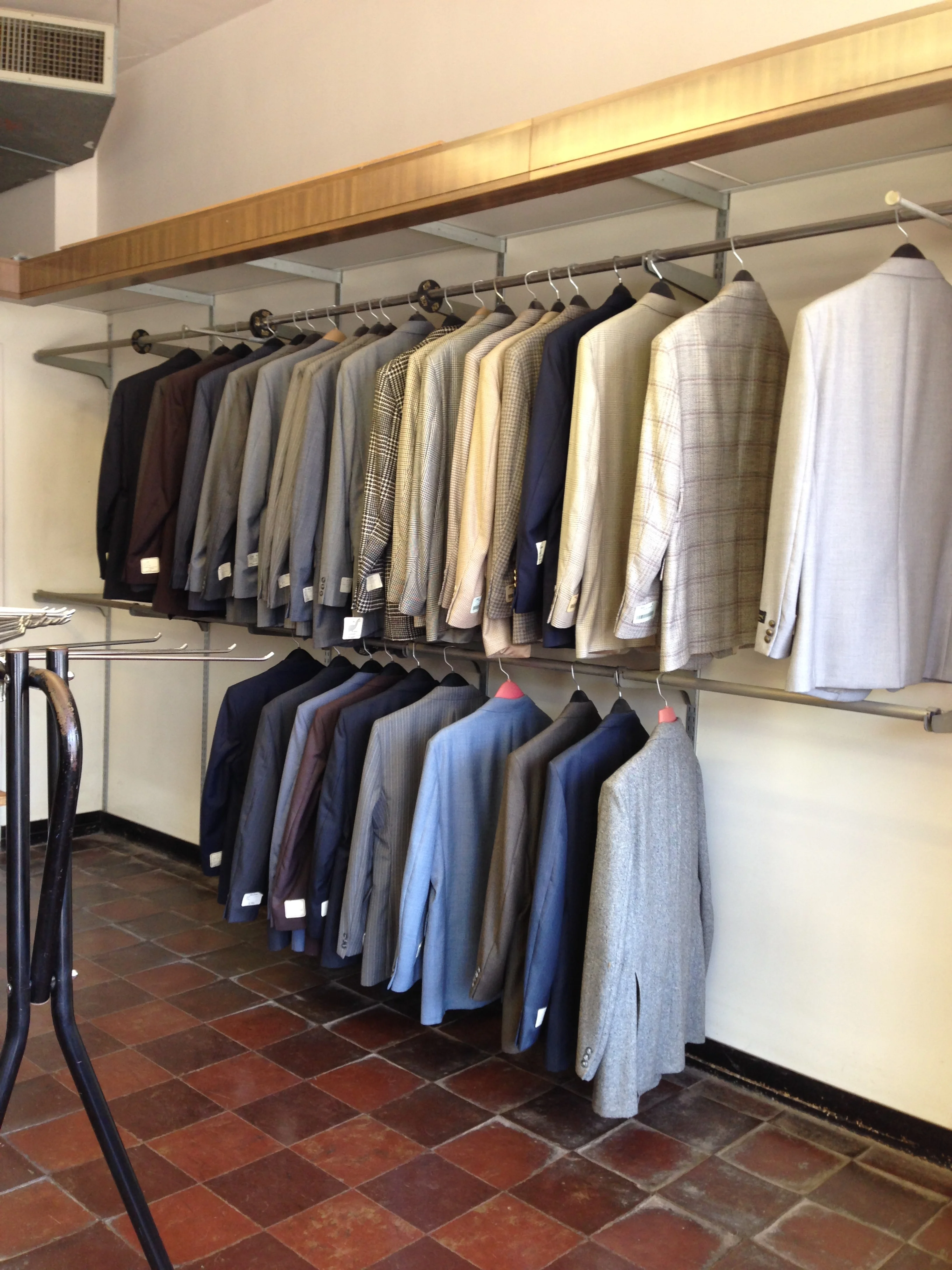 Suits for sale!! These suits are "retro" but really may be from the time period ;-).