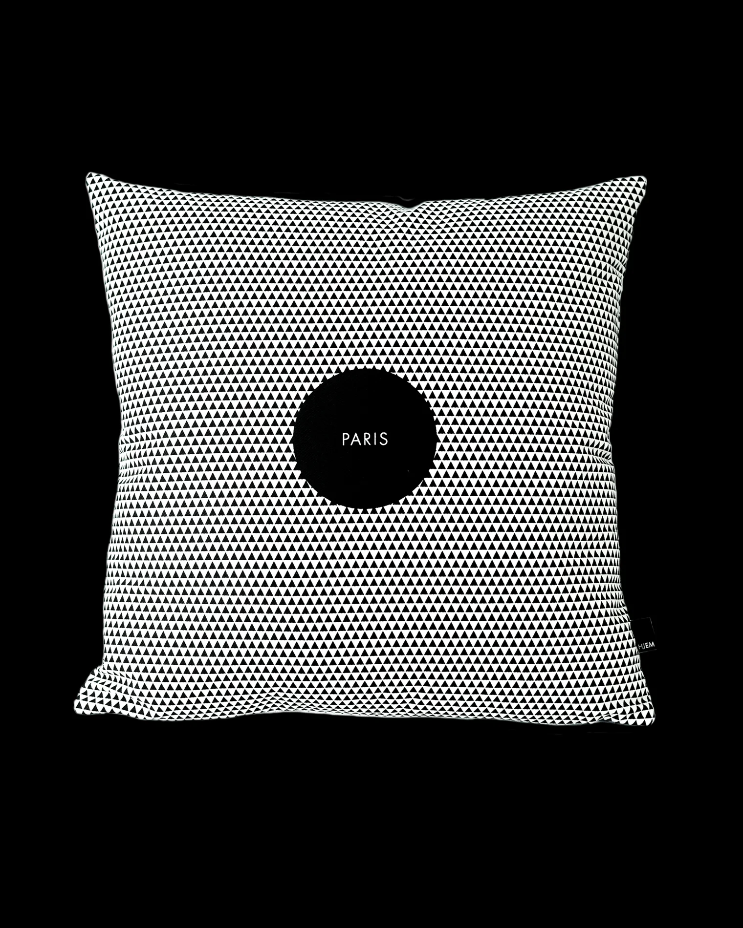 PARIS "BON VOYAGE" CUSHION WITH LUXURY FILLER