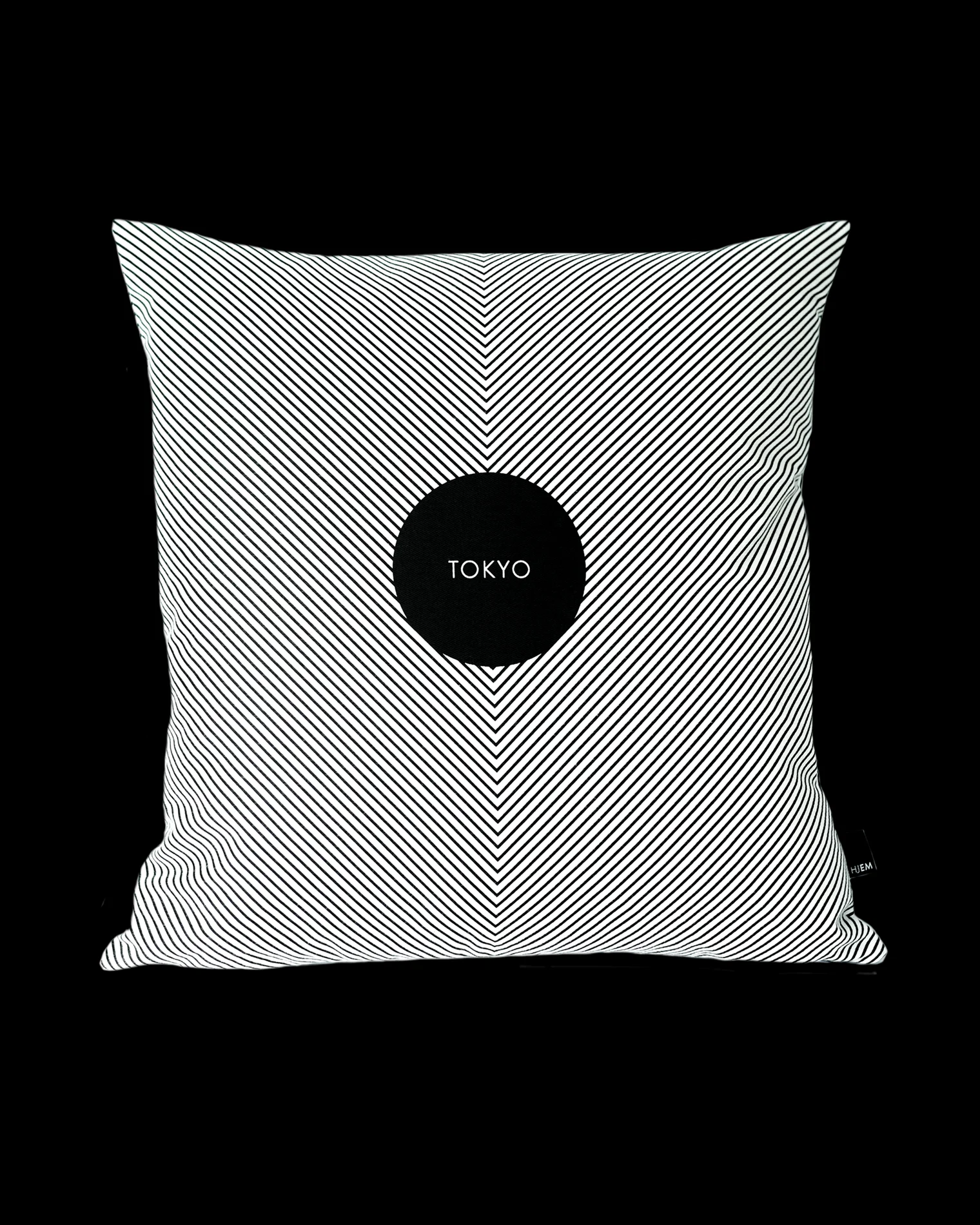 TOKYO "BON VOYAGE" CUSHION WITH LUXURY FILLER