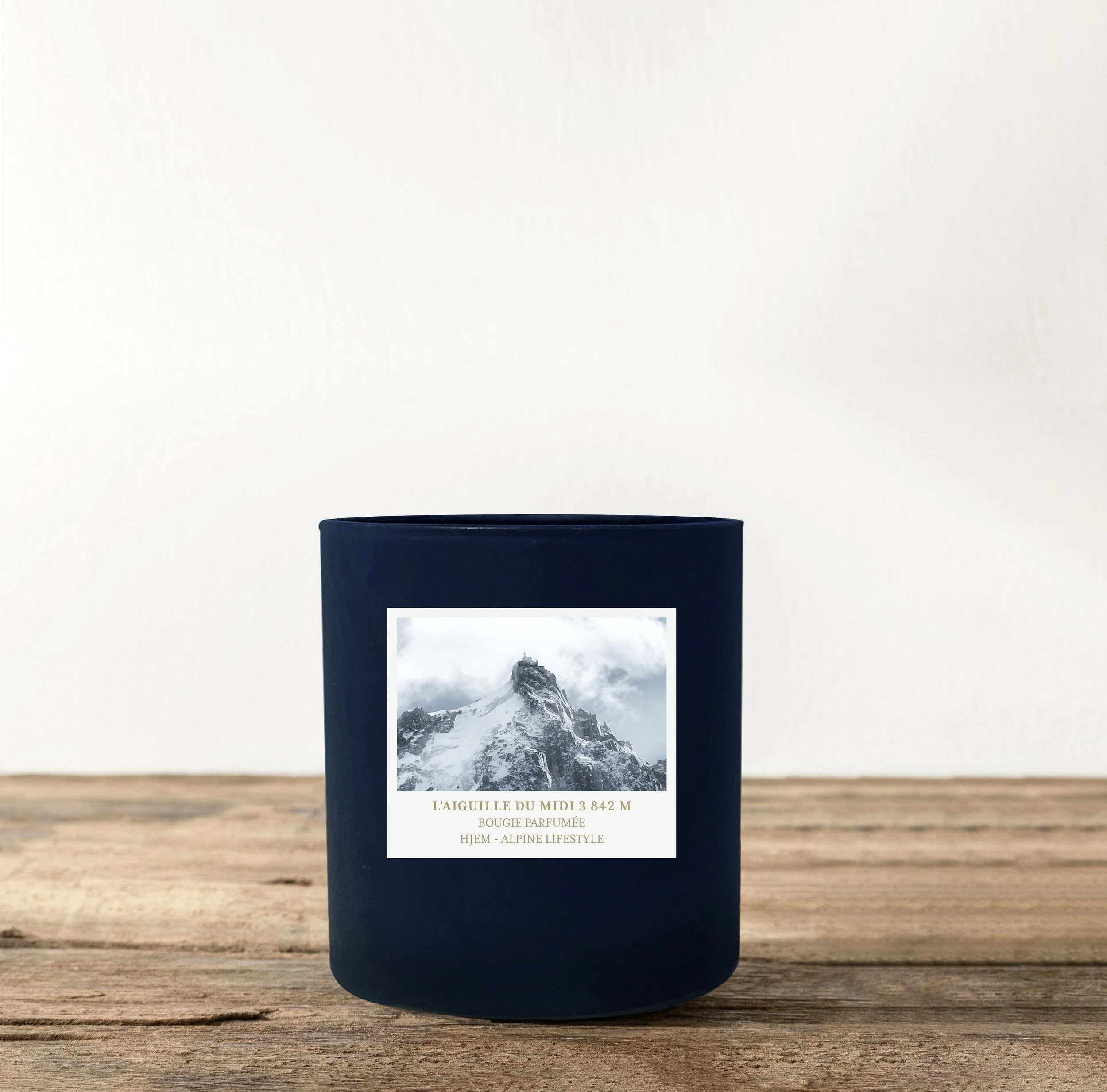 Cimes Collection - Bougie Soja - L’aiguille du midi 3 842 m - 300G