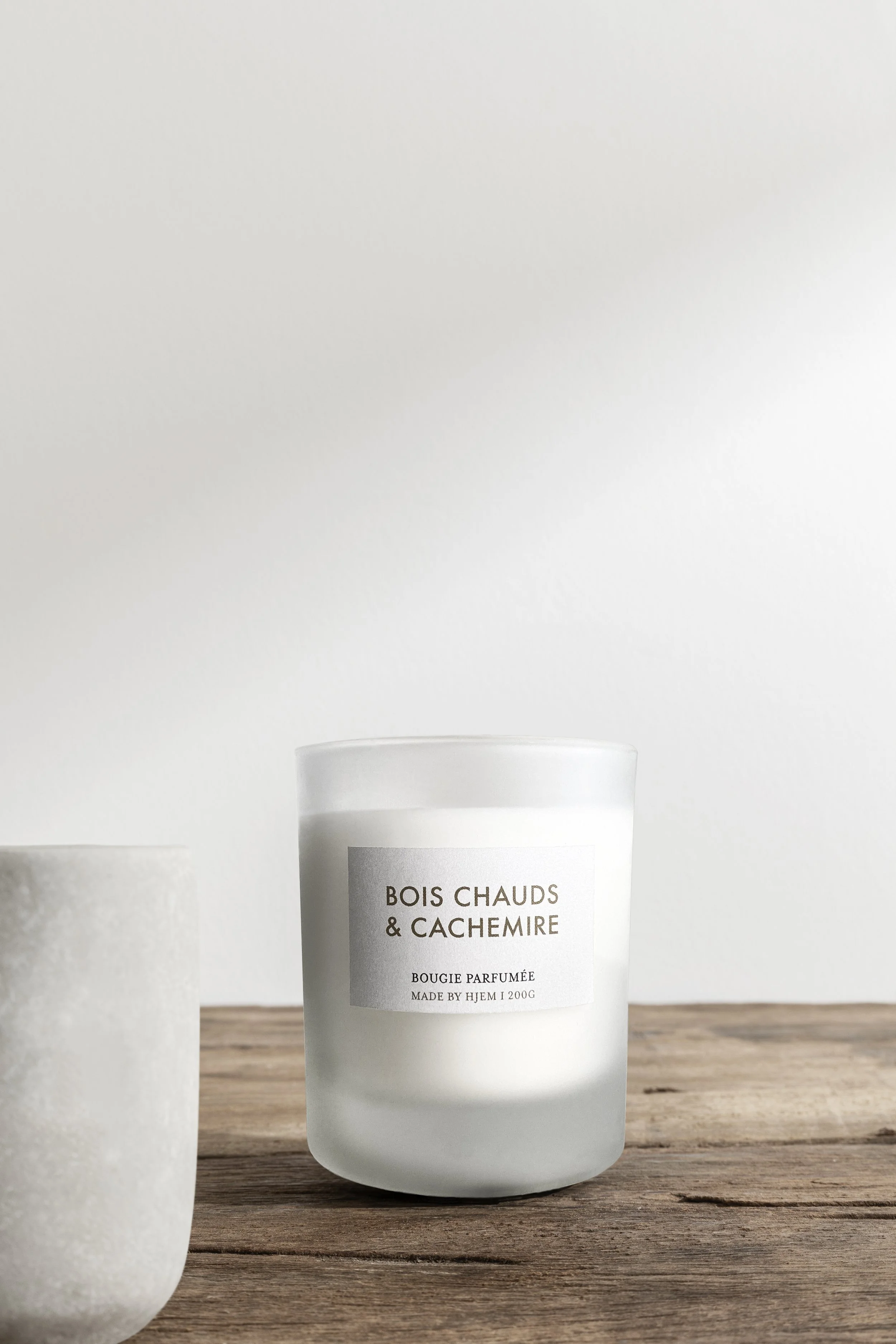 CHALET Collection - Bougie Soja - Bois chauds & cachemire- 200G