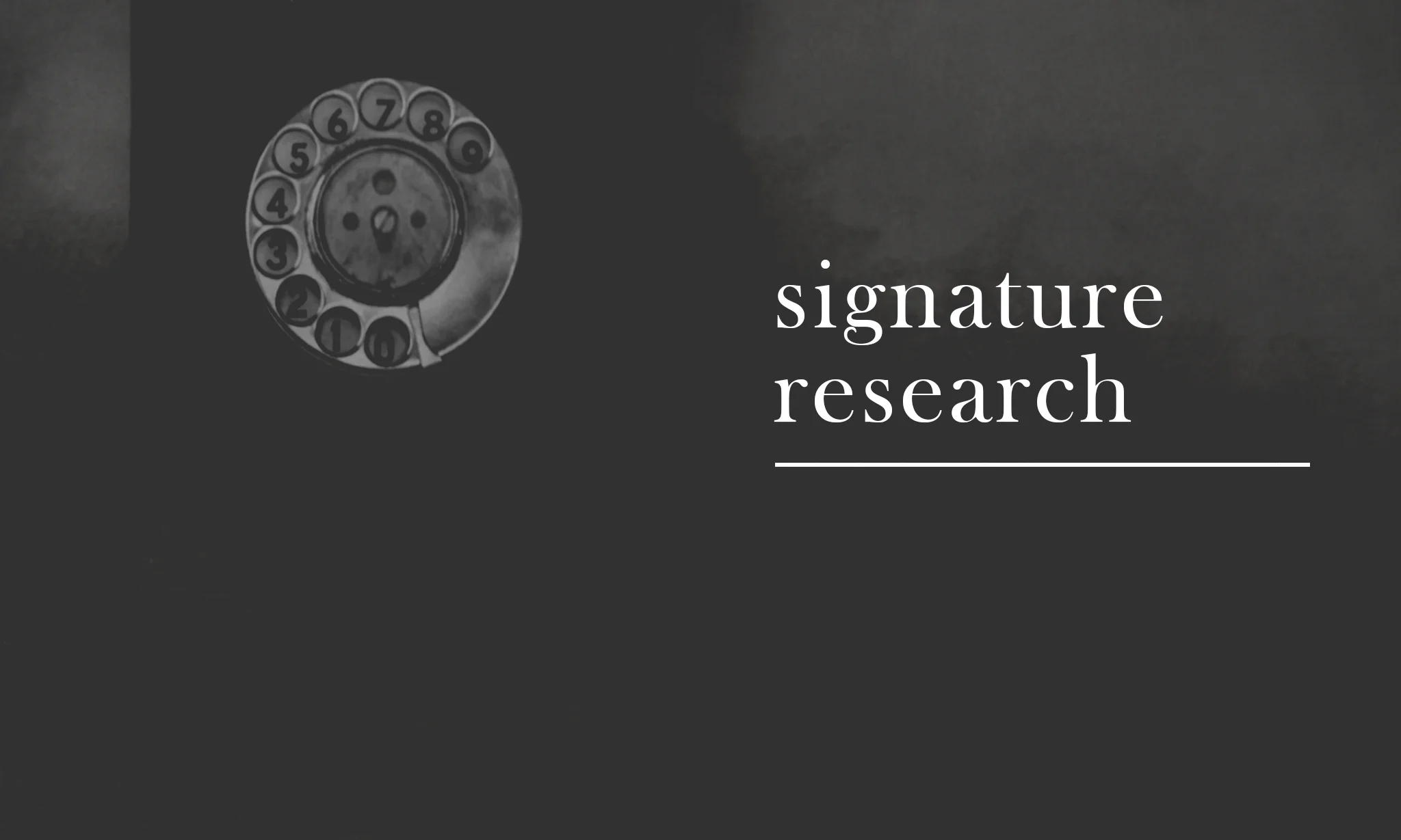 Signature Research