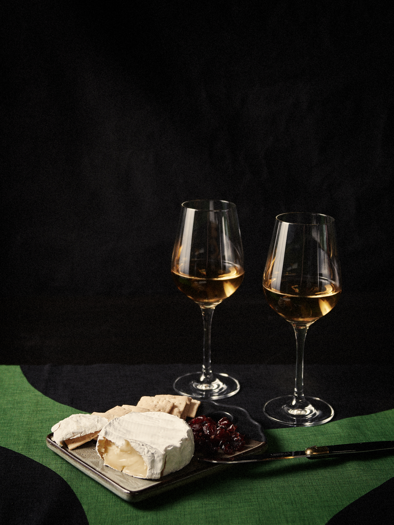 wine + brie