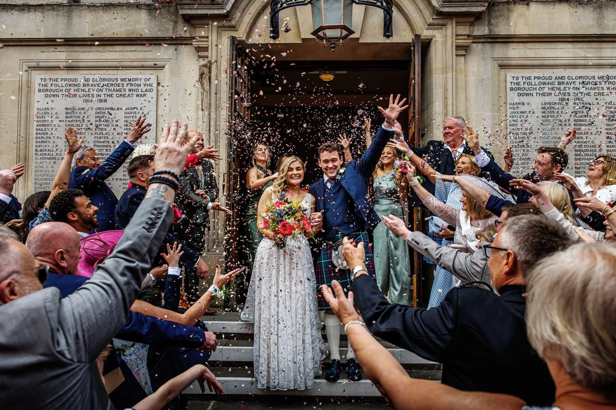 Henley Town Hall Confetti Shot