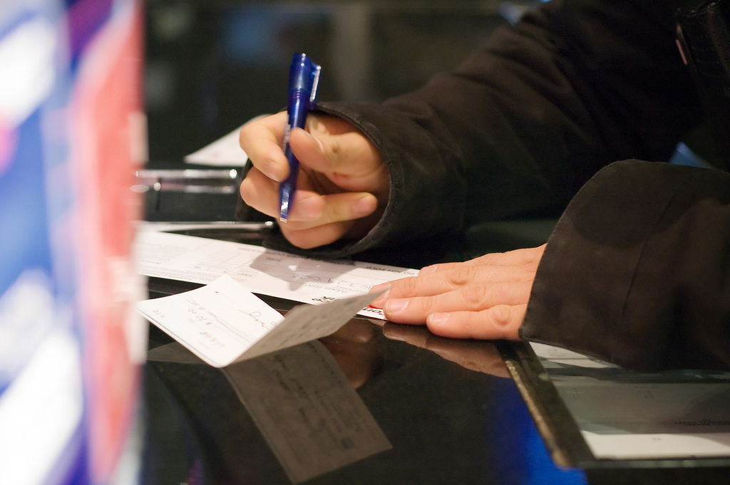 Check Writing by David Goehring