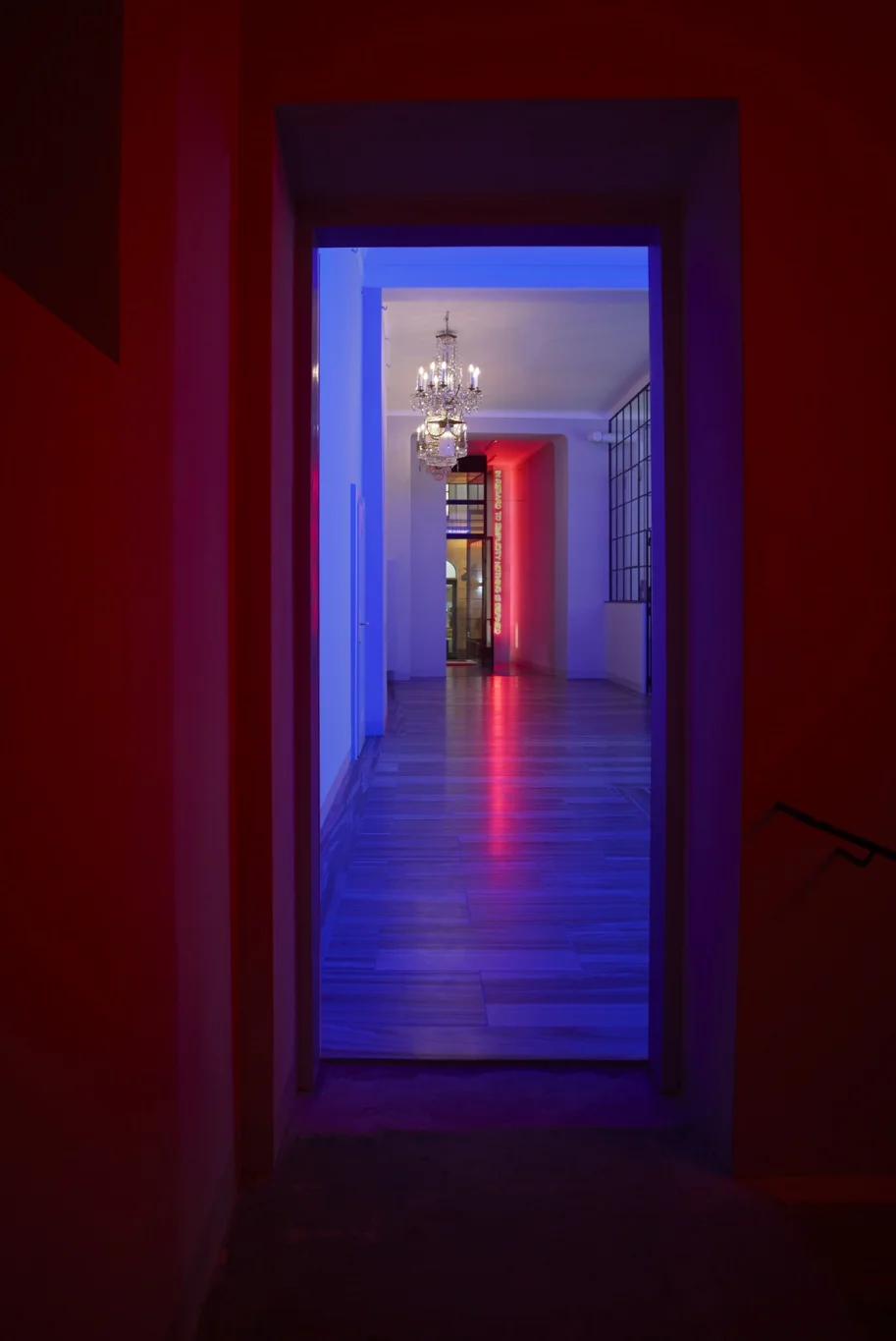 Maurizio Nannucci, Hofstätter Projekte, 2014; Photo: Benedikt Croy