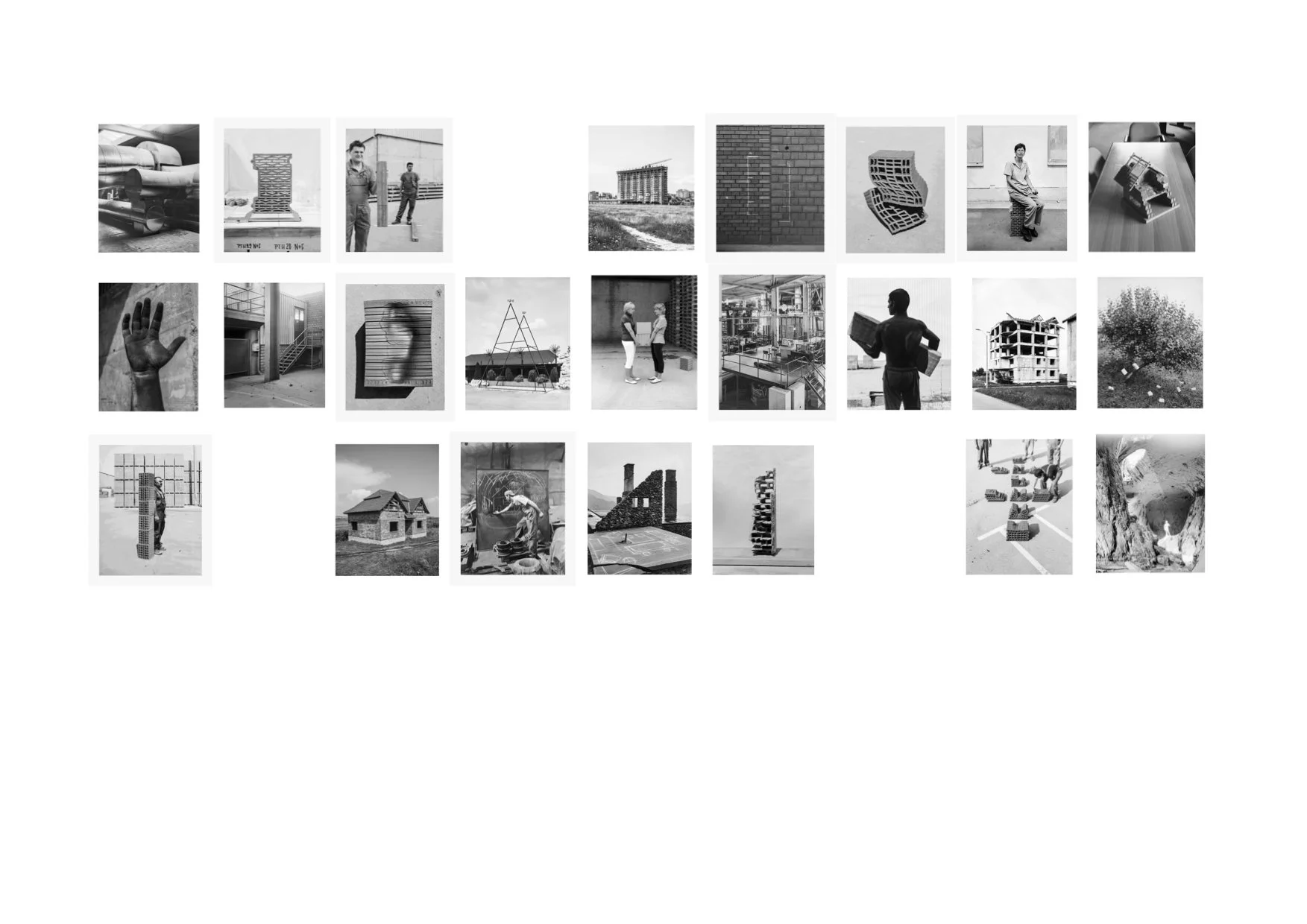 Zusammenstellung der 24-teiligen Serie von Gábor Arion Kudász