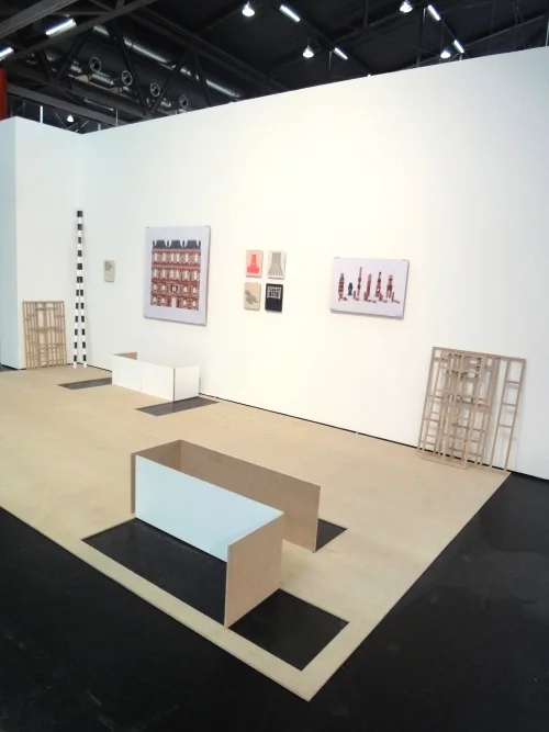 Ansicht vom Messestand bei der Viennafair 2011, Einzelpräsentation von Gregor Graf.