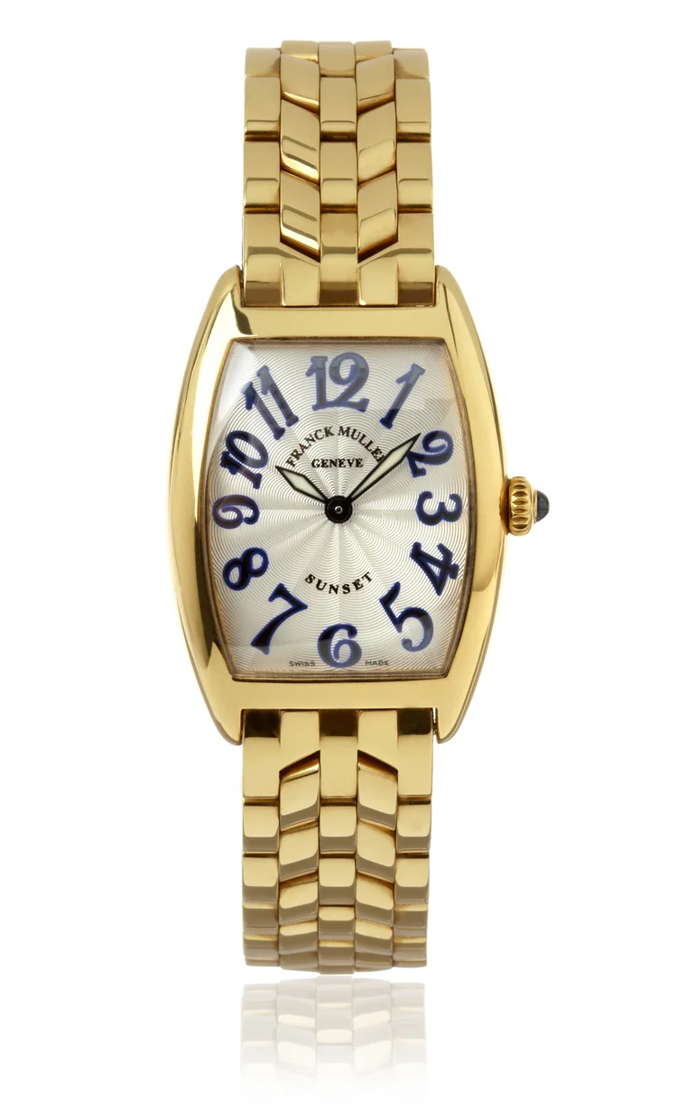 FRANCK MULLER CURVEX LADIES QUARTZ YELLOW GOLD — ALMAR