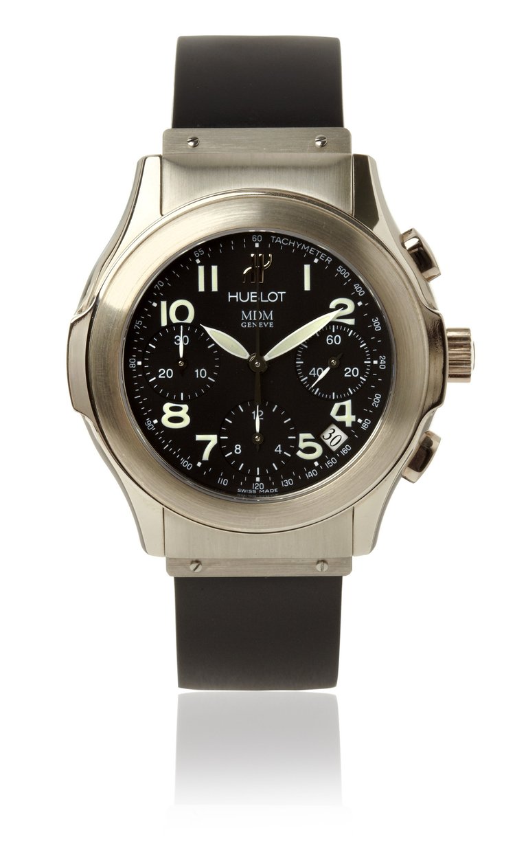 HUBLOT CLASSIC CHRONOGRAPH MDM WHITE GOLD H 1810 — ALMAR