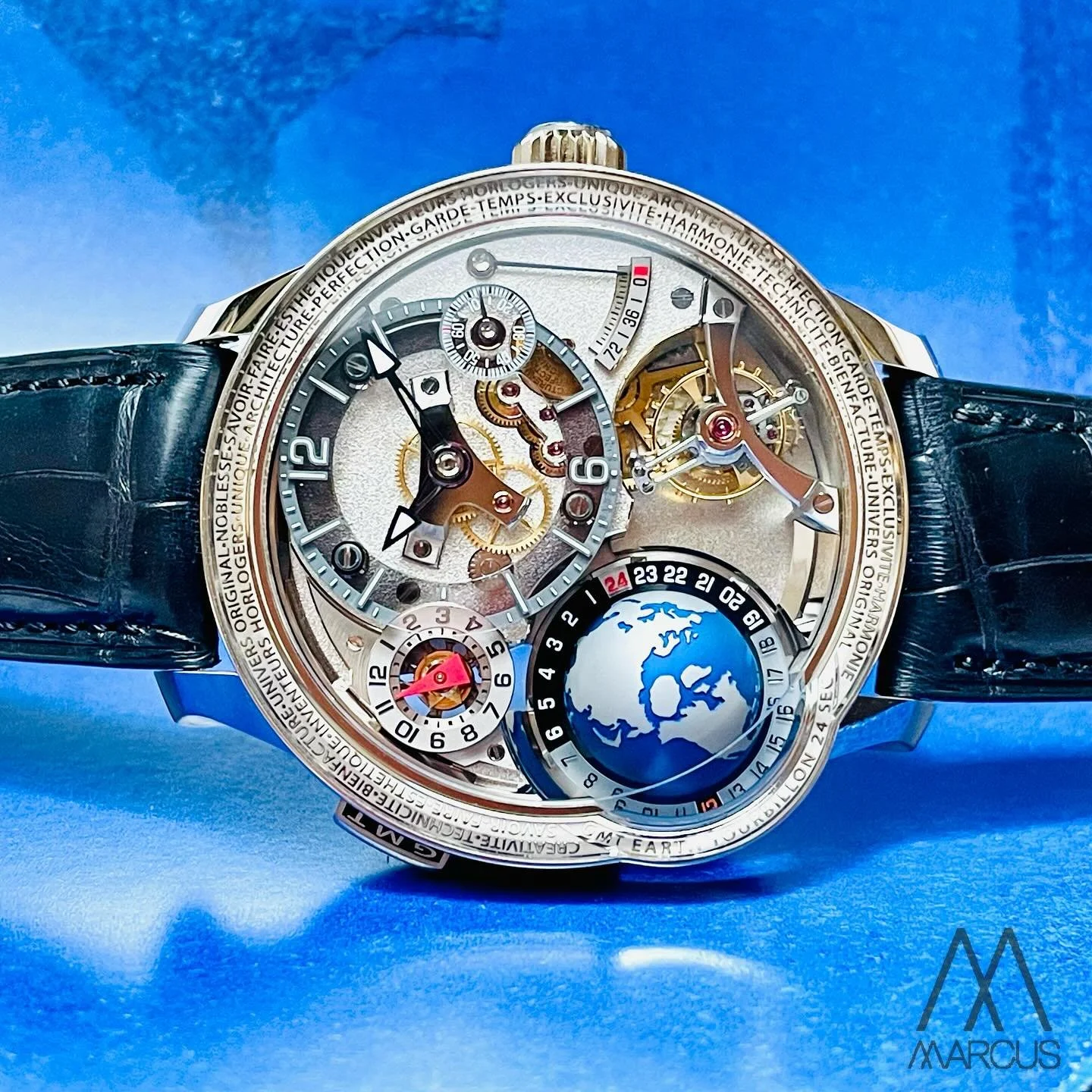 💙🌎

#greubelforsey 
#gmt 
#earth 
#throwback 
#tourbillon 
#collector 
#savoirfaire 
#hautehorlogerie 
#wotd 
#luxury 
#lifestyle