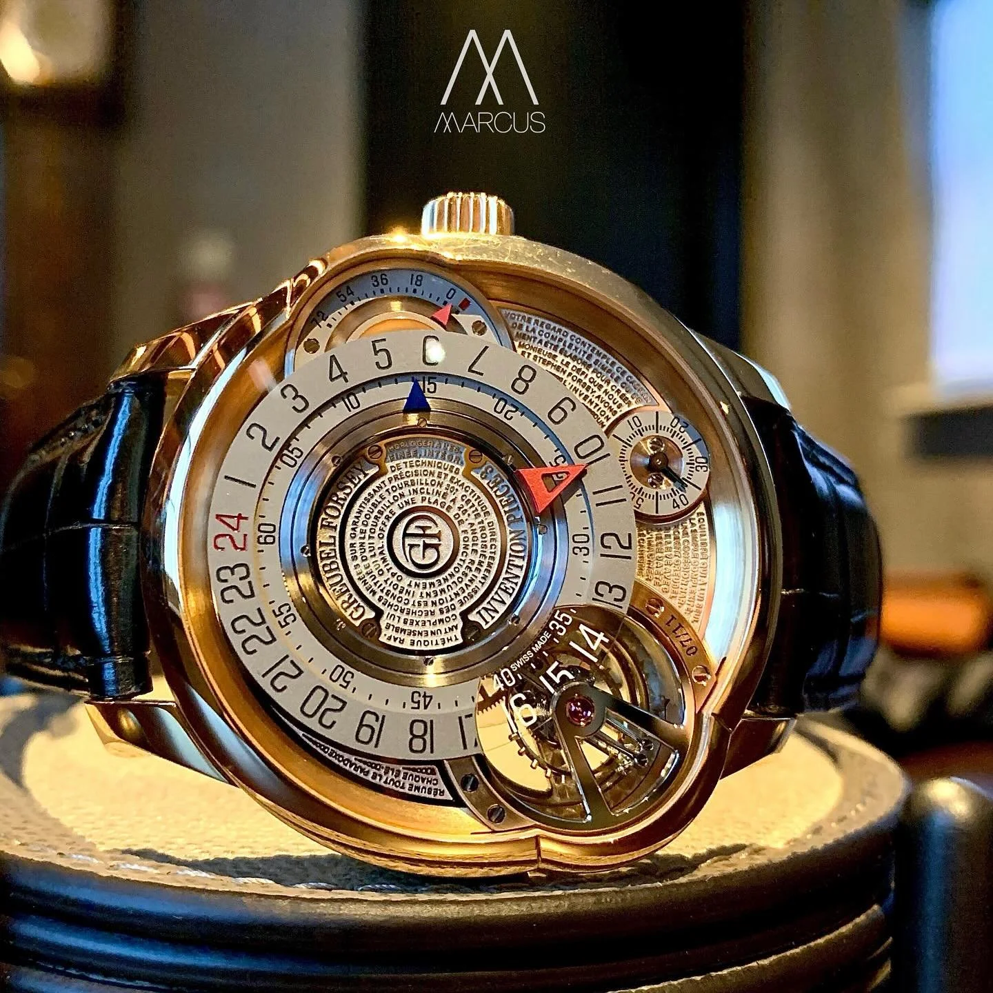 The very special and rare Invention Piece 3 by Greubel Forsey. 👌🏼

#greubelforsey 
#inventionpiece3 
#ip3 
#tourbillon 
#rarepiece 
#collector 
#savoirfaire 
#hautehorlogerie 
#wotd 
#luxury 
#luxurylifestyle