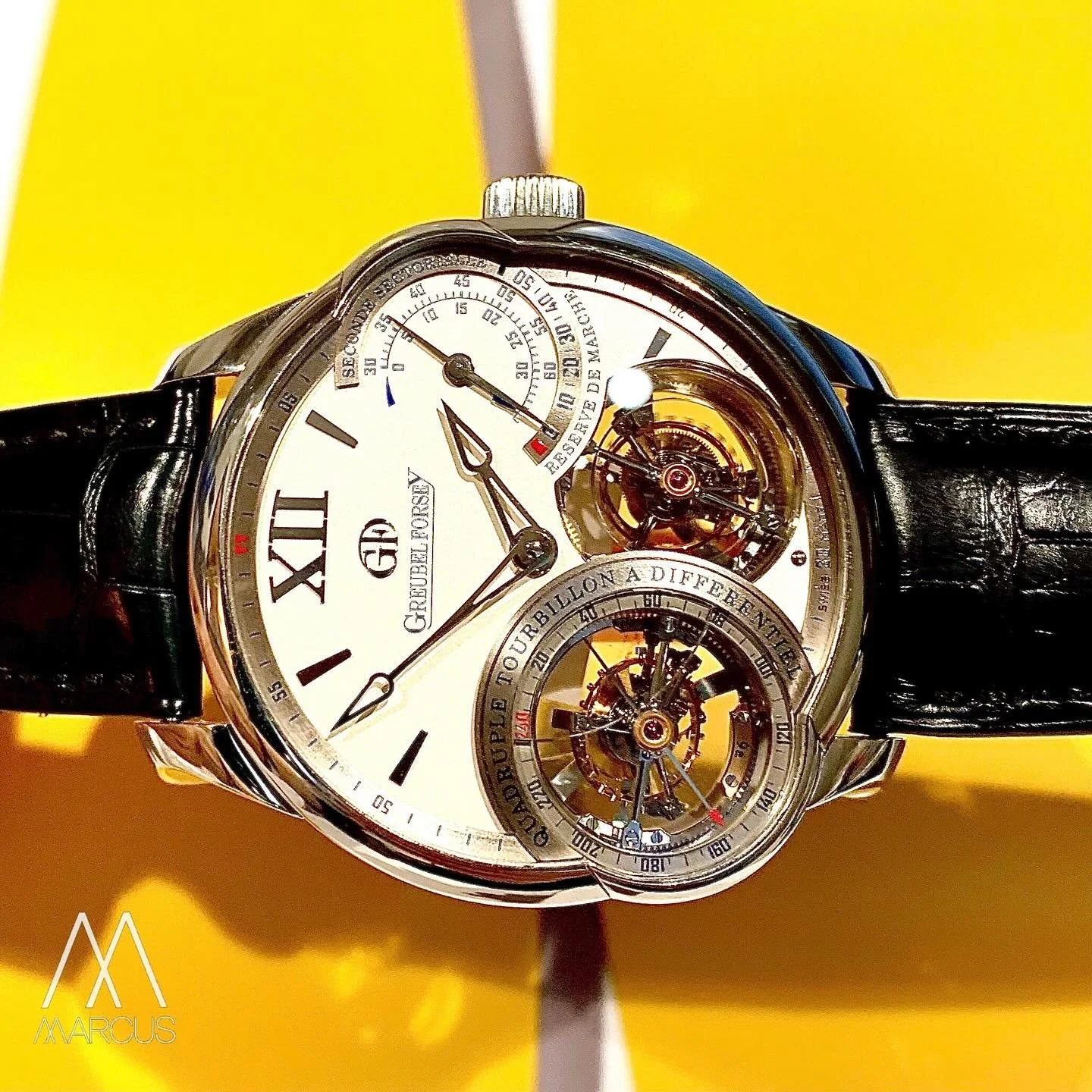 Greubel Forsey Quadruple Tourbillon. ✨

#greubelforsey 
#tourbillon 
#quadrupletourbillon 
#word 
#rarepiece 
#collector 
#savoirfaire 
#hautehorlogerie 
#luxury 
#lifestyle