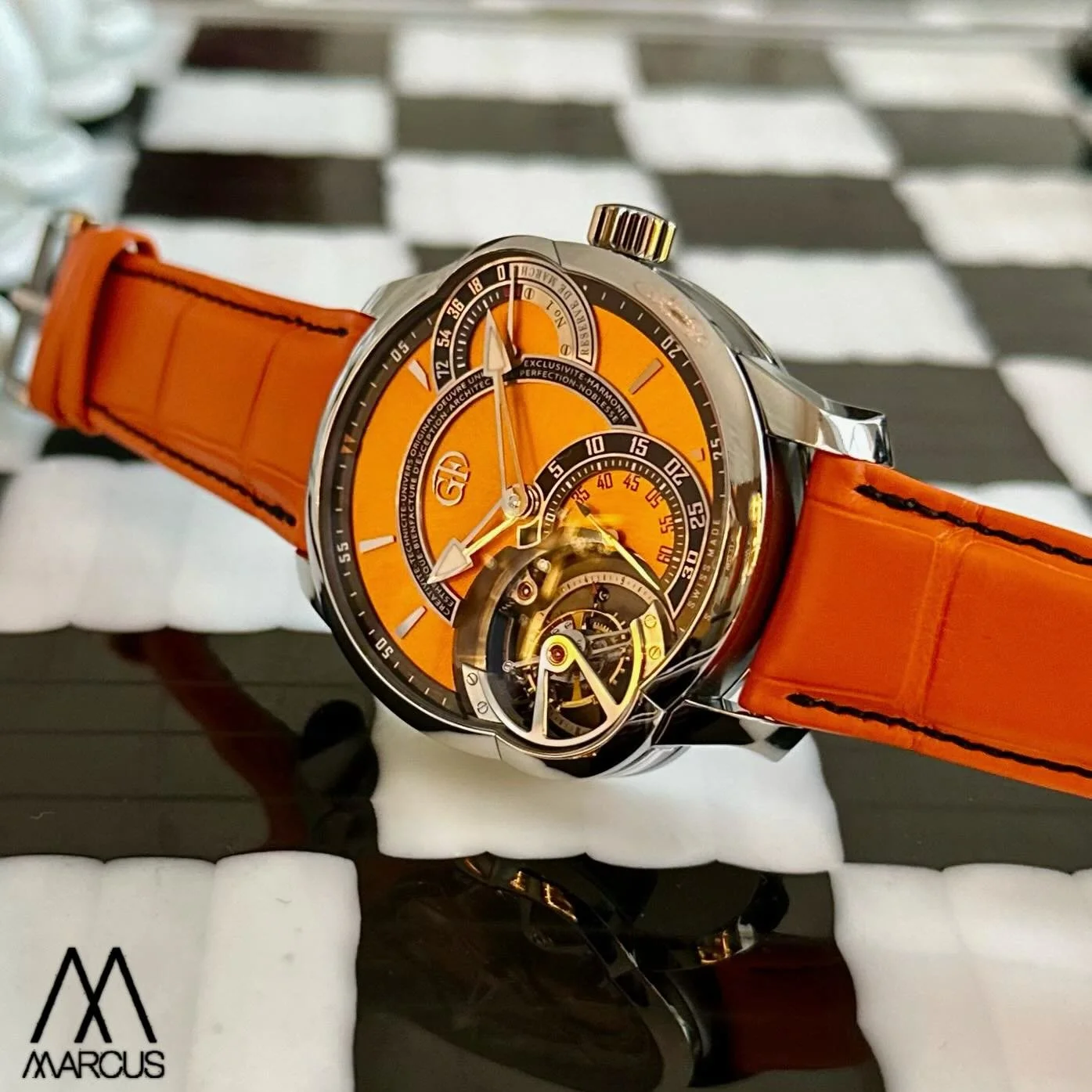 🧡

#greubelforsey 
#specialpiece 
#collector 
#wotd 
#watchgeek 
#tourbillon 
#hautehorlogerie 
#savoirfaire 
#luxury 
#lifestyle 
#🧡