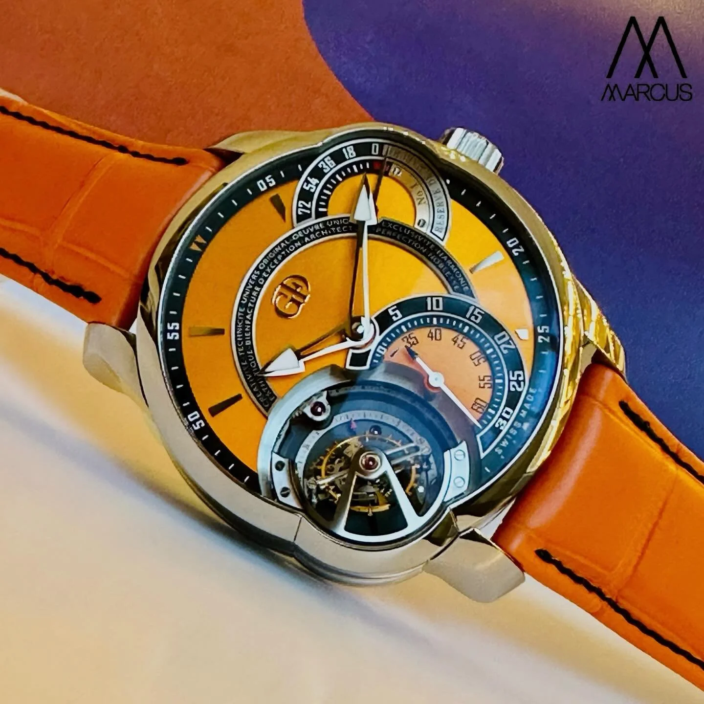 🧡💜

#greubelforsey 
#special 
#rarepiece 
#wotd 
#watchgeek 
#collector 
#hautehorlogerie 
#savoirfaire 
#luxury 
#lifestyle