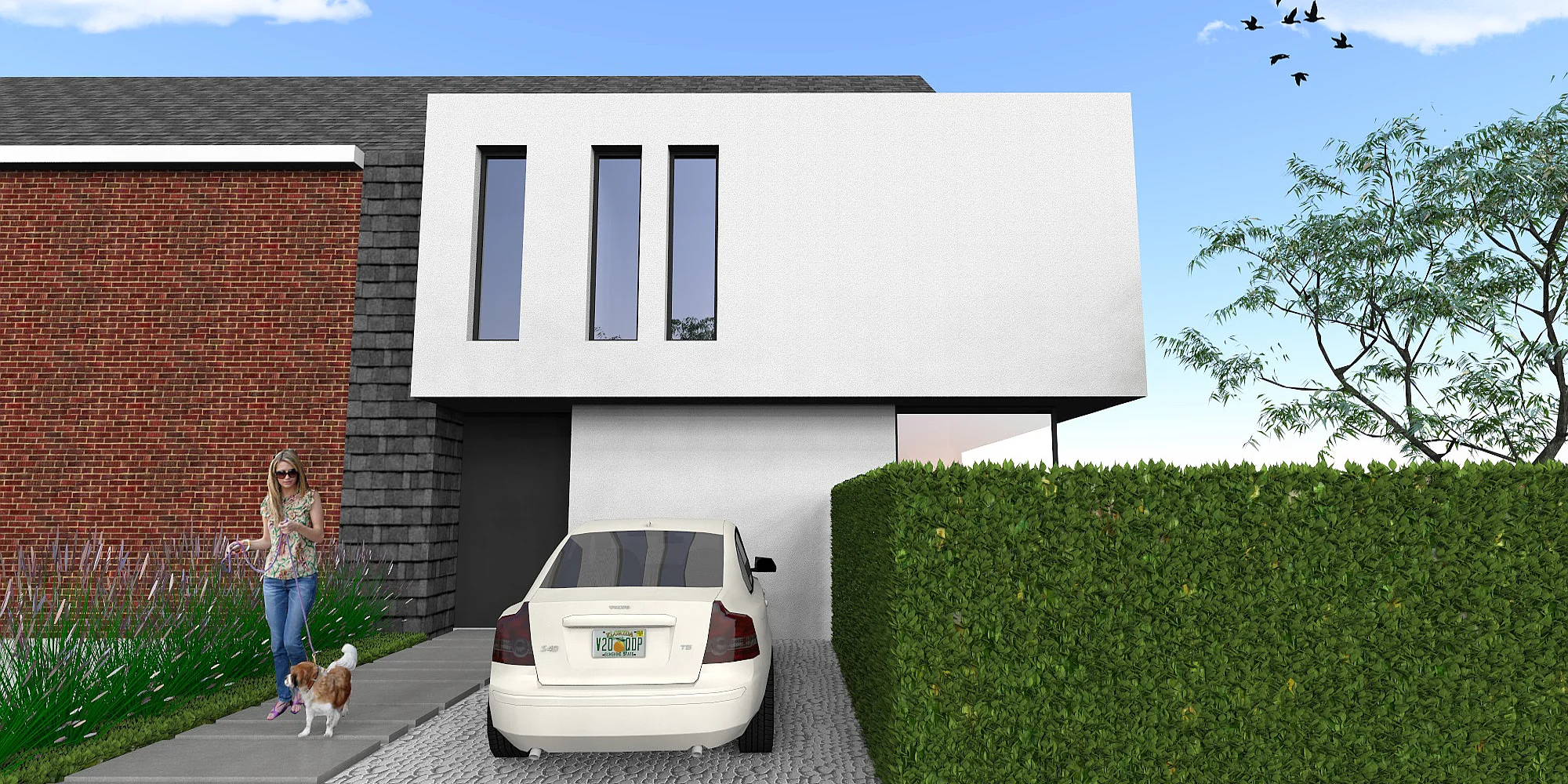 wonen HG | in de rij (3D)