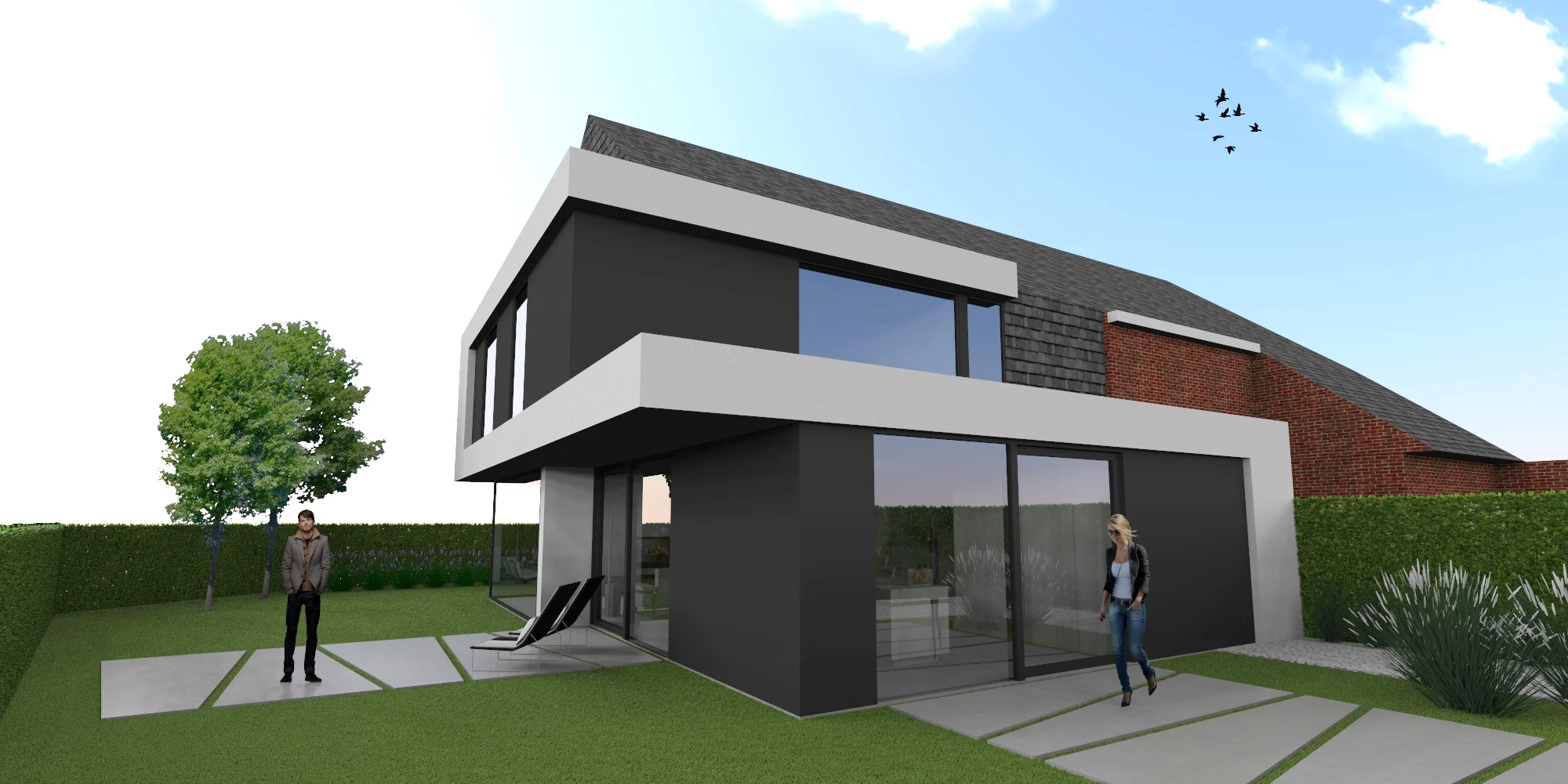 wonen HG | in de rij (3D)