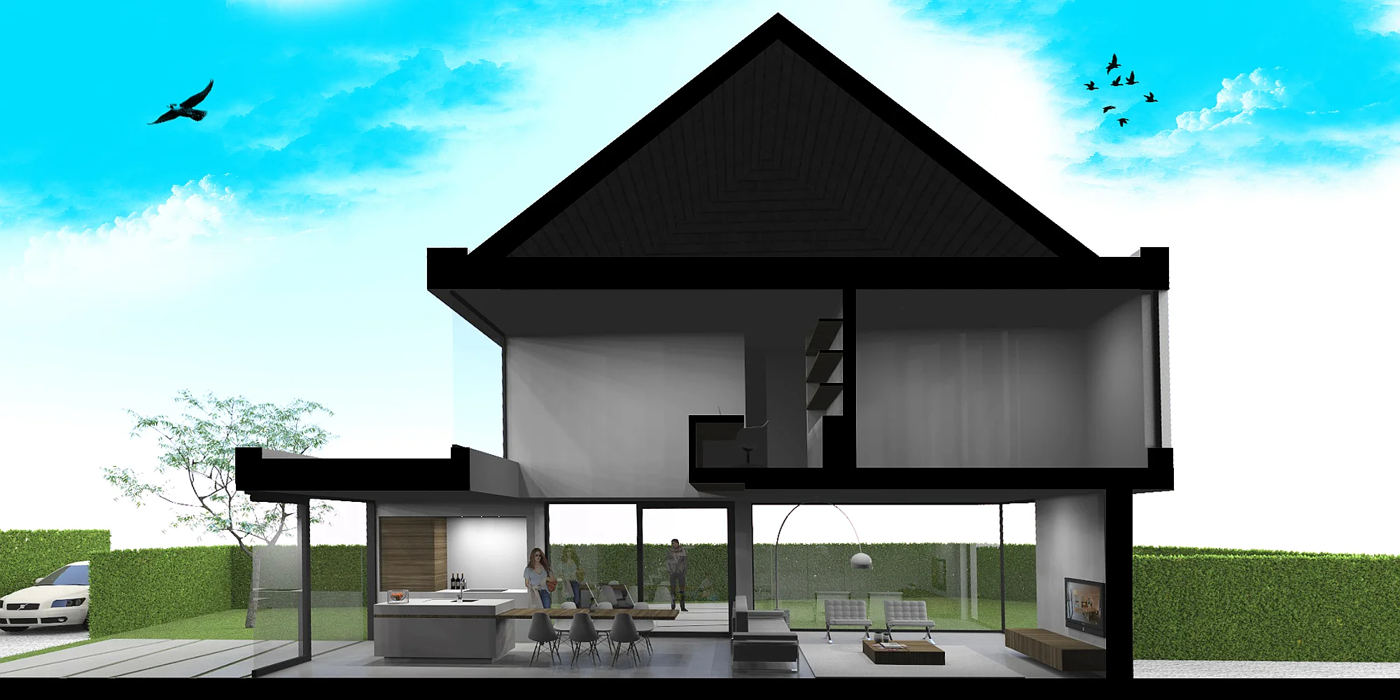 wonen HG | in de rij (3D)