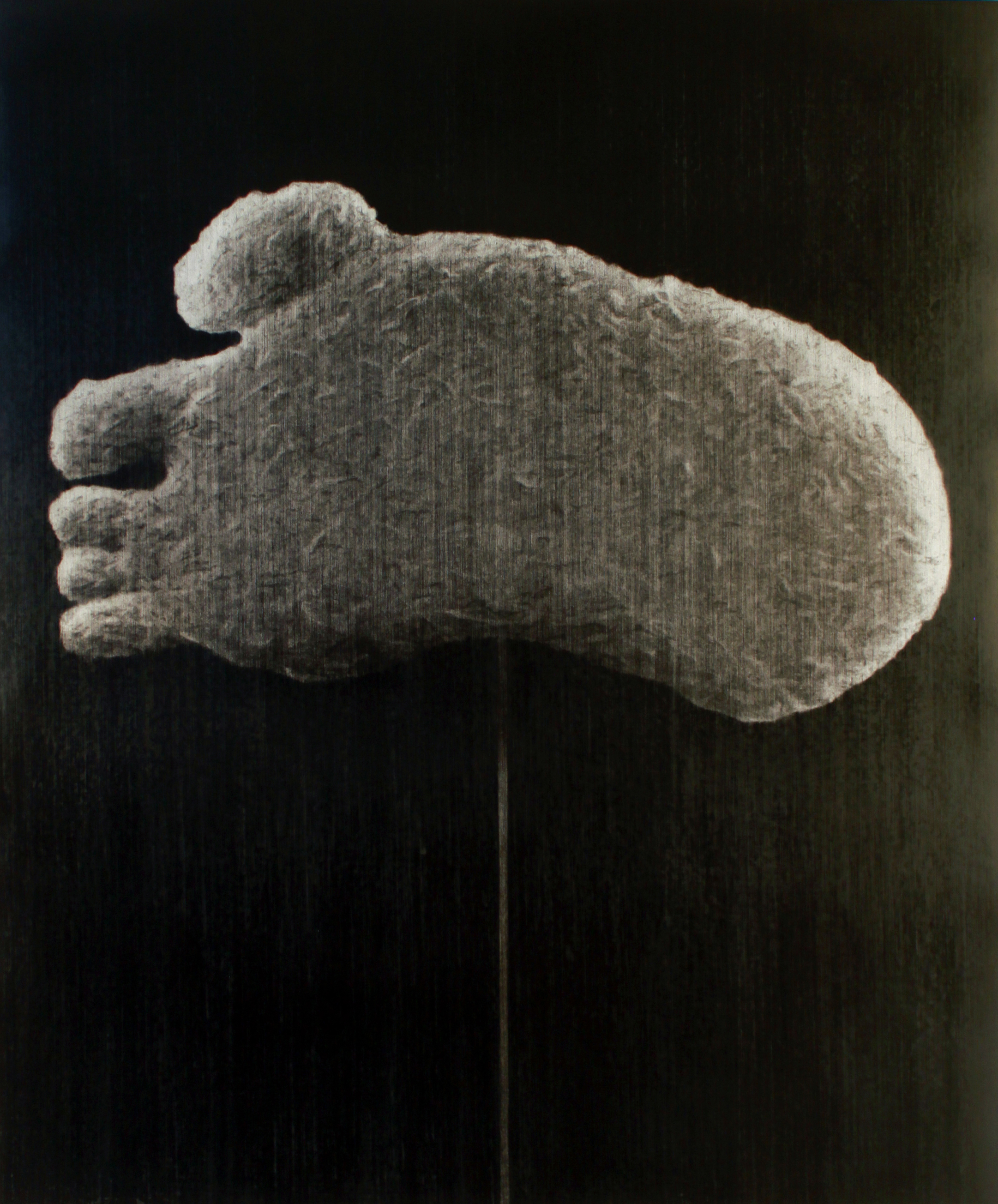   The Undisputed Heavyweight Champion Of The World . 2014. Charcoal on paper.&nbsp;130x110cm 