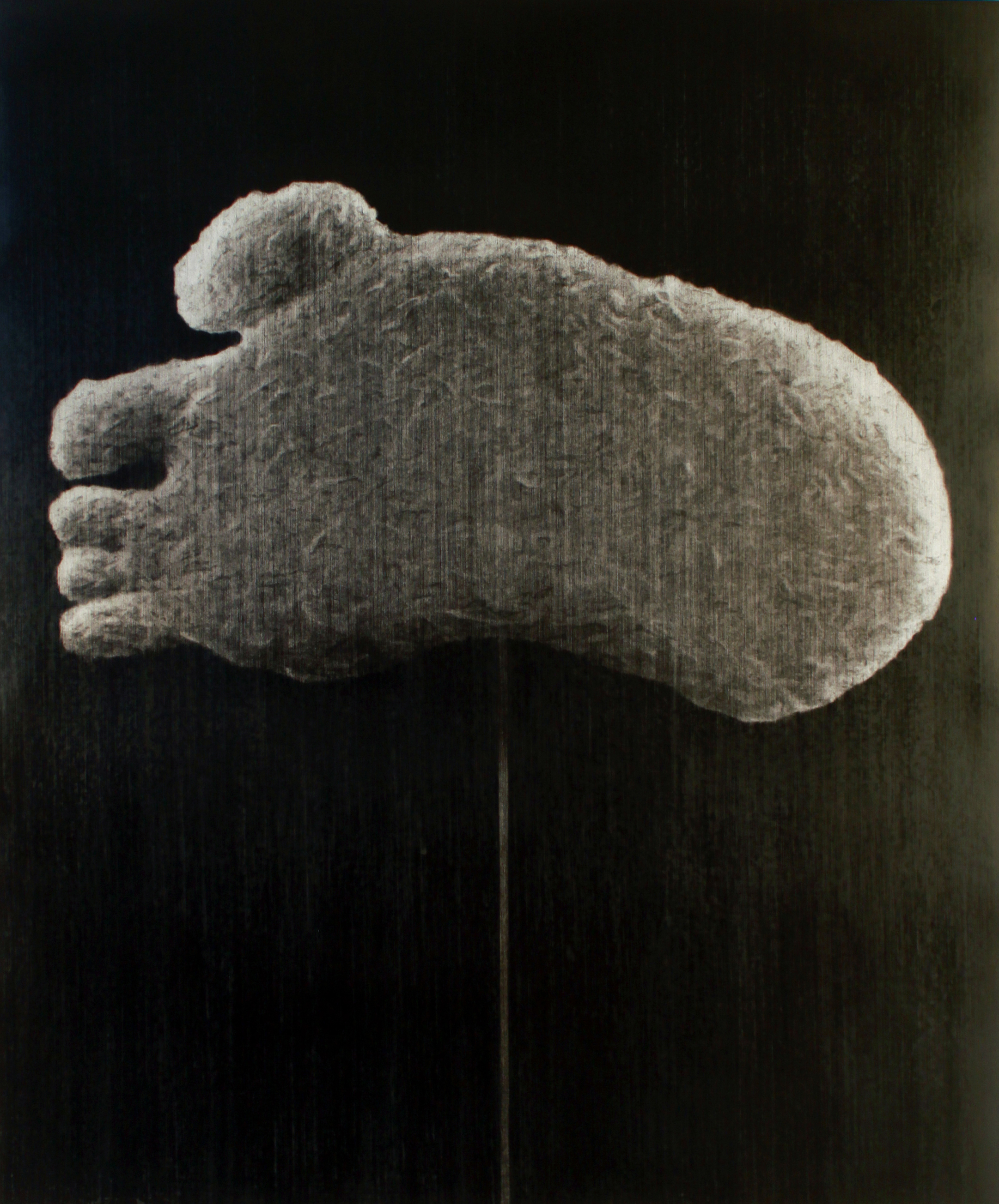 The Undisputed Heavyweight Champion Of The World . 2014. Charcoal on paper. 130x110cm