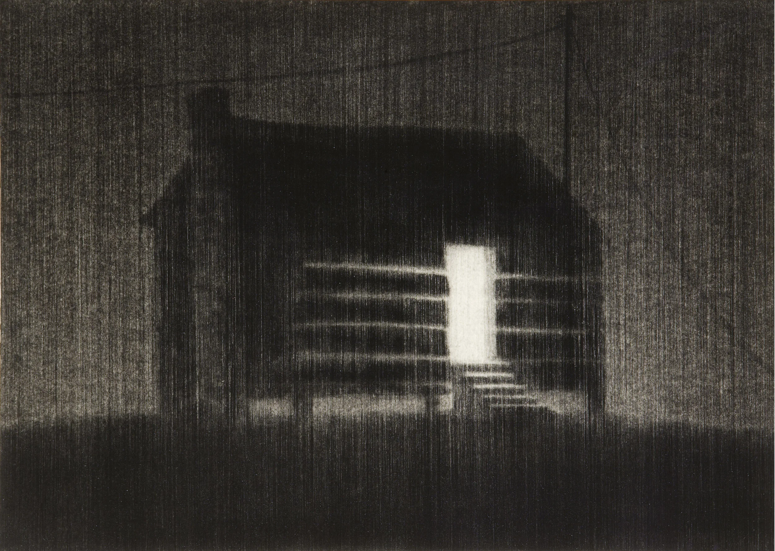 Flypaper . 2007. Charcoal on paper. 74x87cm.