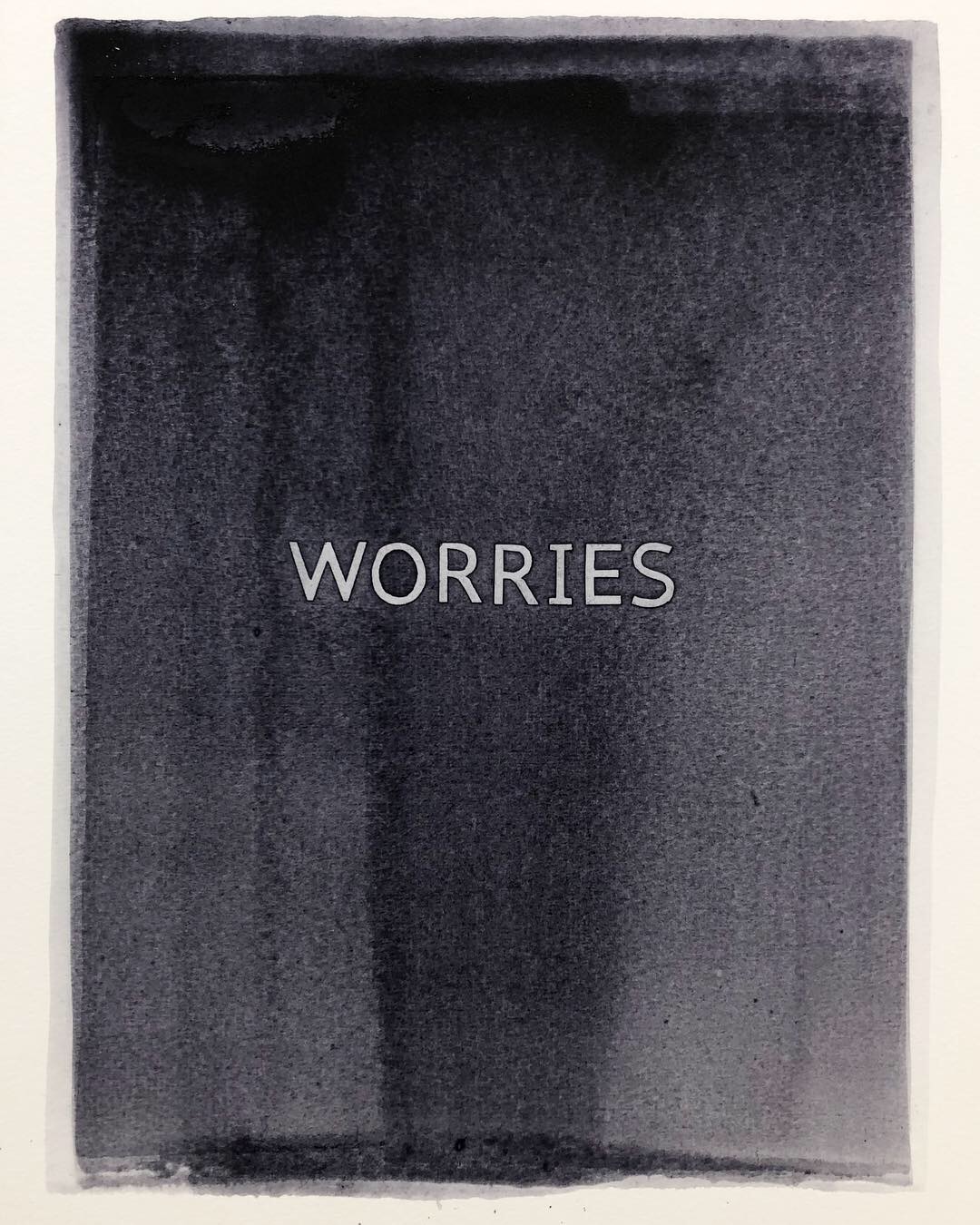   The Very Least Of Our Worries . 2019. Watercolour and polymer varnish on paper. Panel 6. 36.5x27cm 