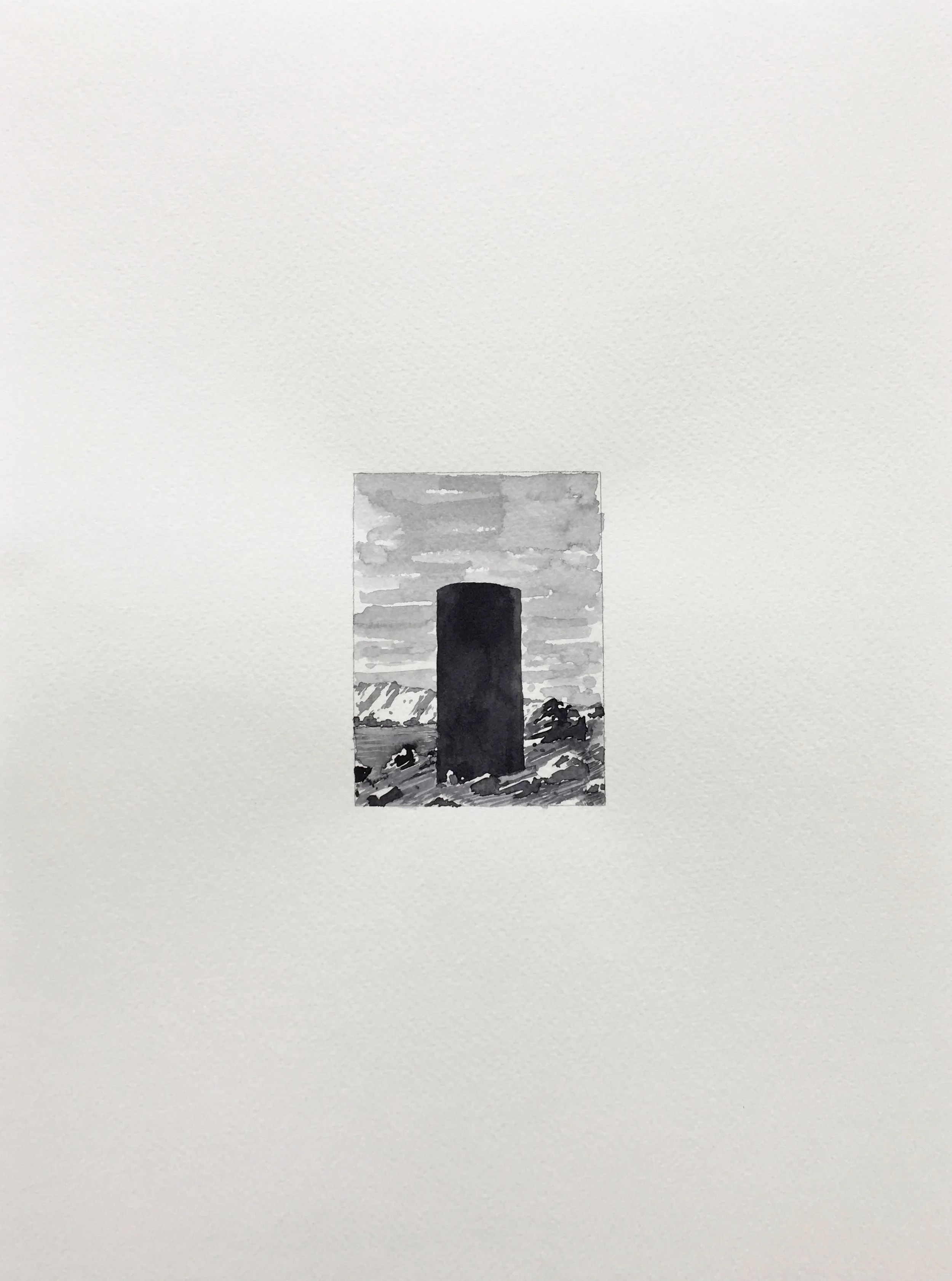 Study for Drone Series 2 . 2018. Watercolour on paper