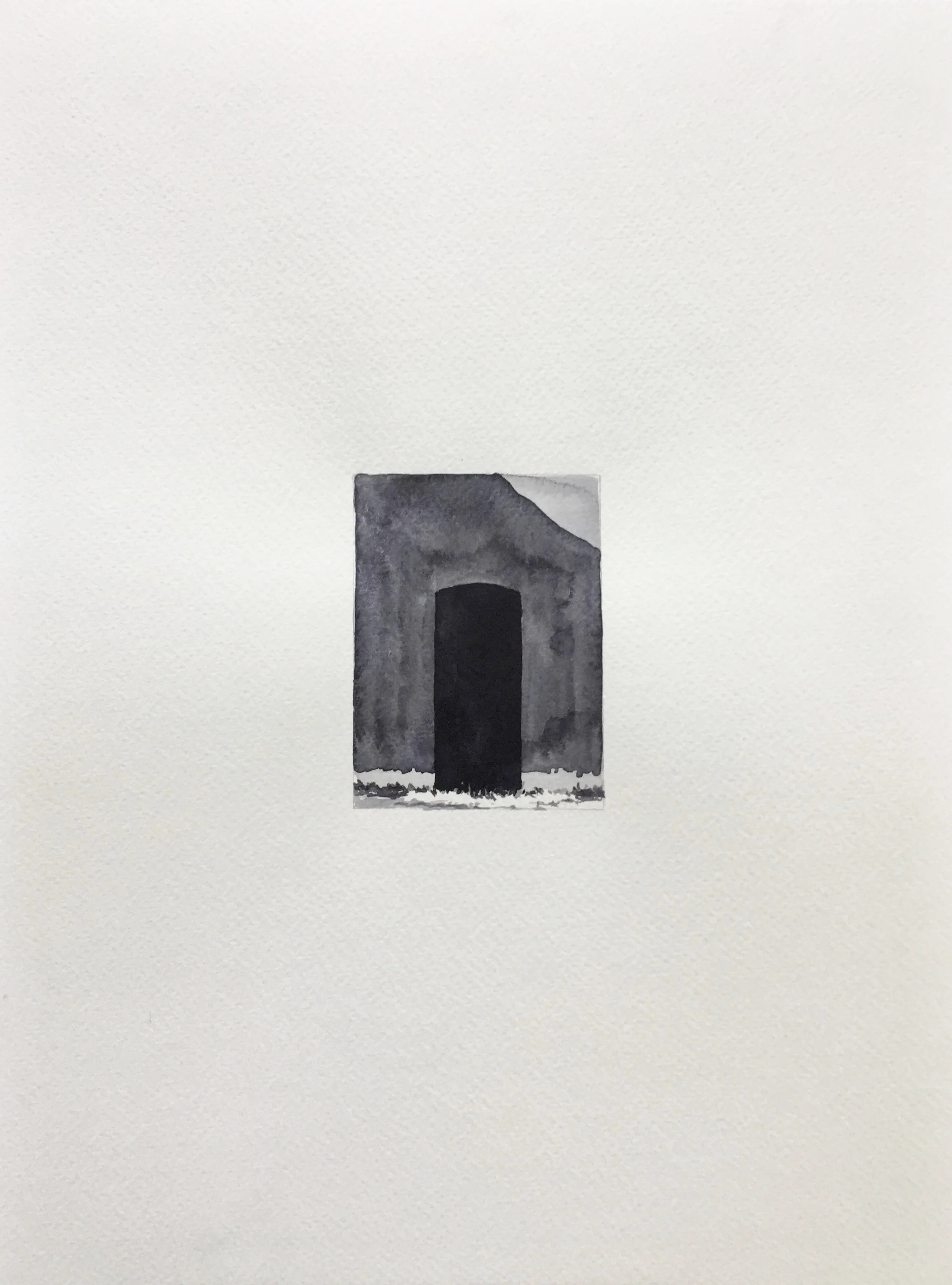 Study for Drone Series 9 . 2018. Watercolour on paper