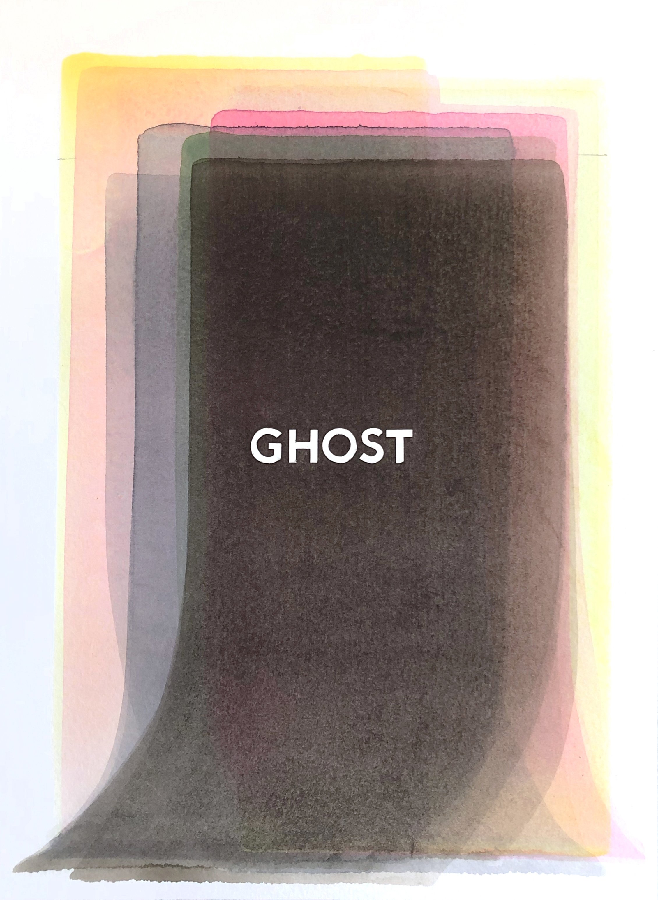   Ghost . 2020. watercolour on paper. 36x26cm. 