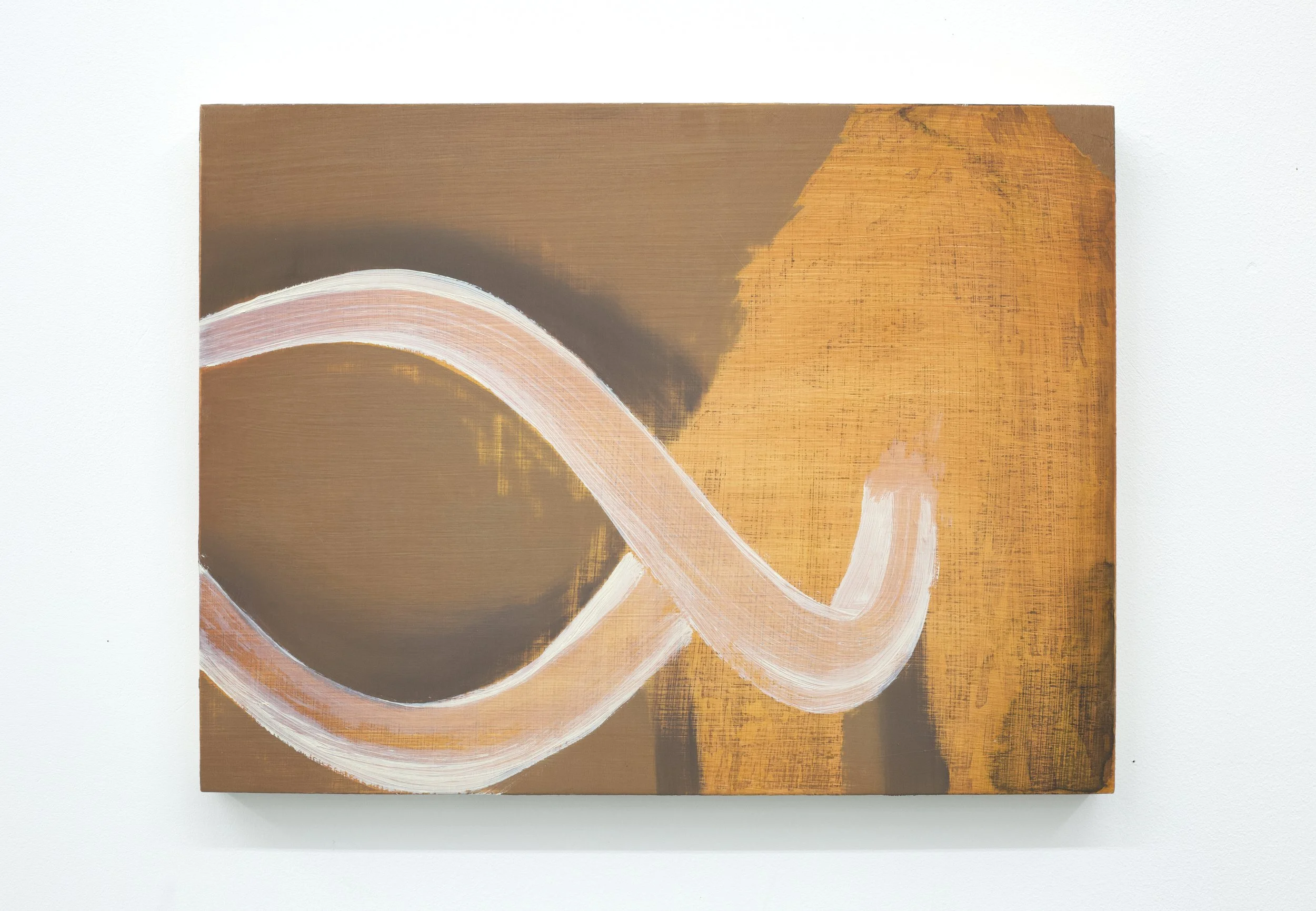    . 2025. Acrylic ink and oil on gesso panel. 30x40cm 