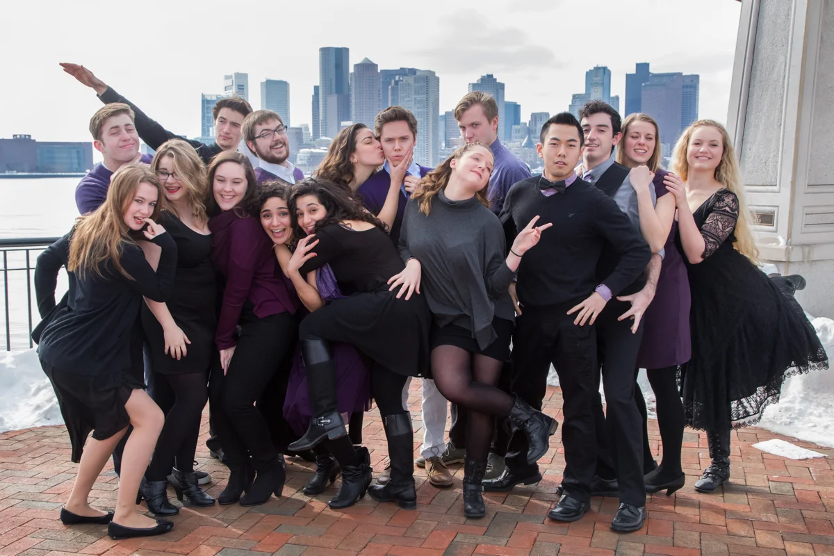 Emerson College's Acappellics Anonymous. 