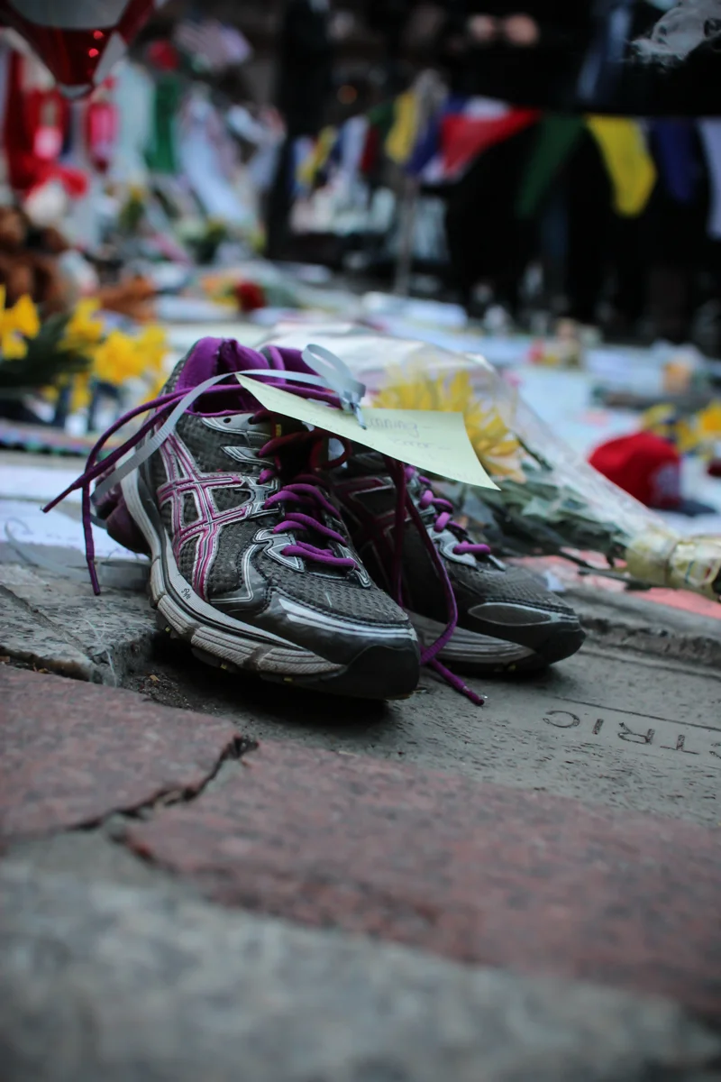 Boston Marathon memorial. April 2013. 