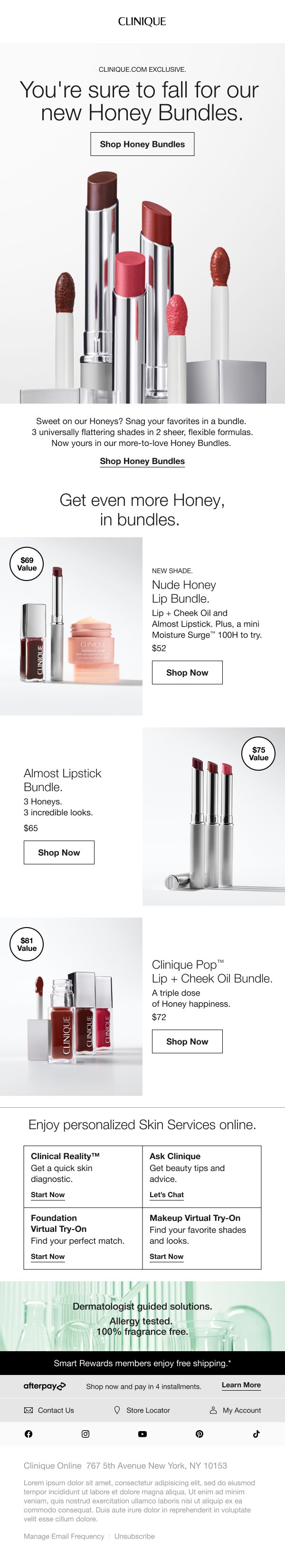  HONEY BUNDLES LAUNCH EMAIL 