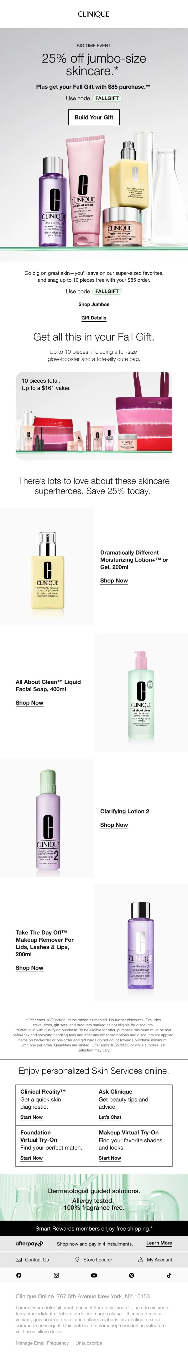  JUMBOS DISCOUNT EMAIL 