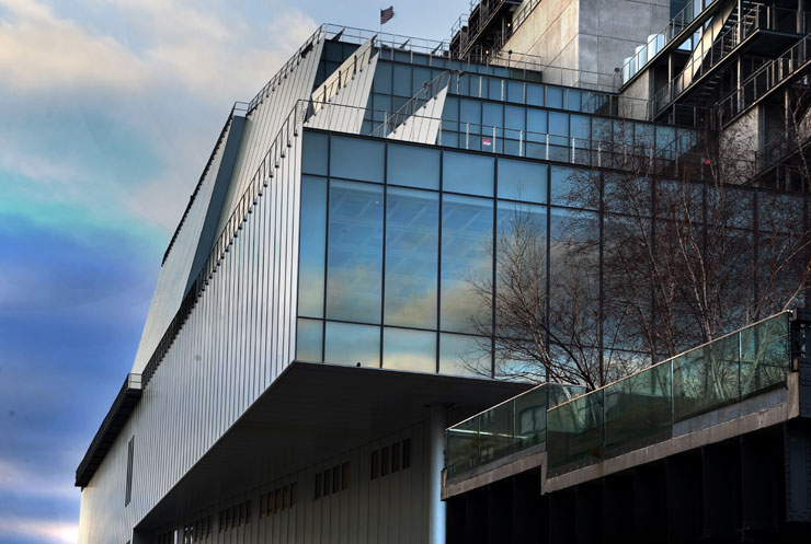 A view of the building’s southeast corner, December 2014. Photograph by Ed Lederman