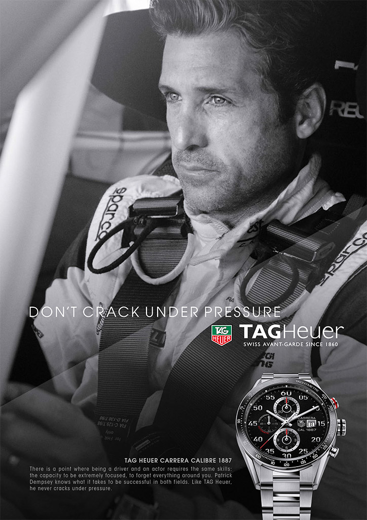 Patrick Dempsey for Tag Heuer